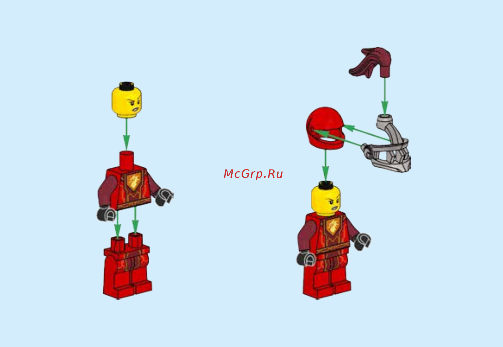Lego Nexo Knights Боевые доспехи Мэйси (70363) Инструкция по эксплуатации онлайн [2/32] 305154