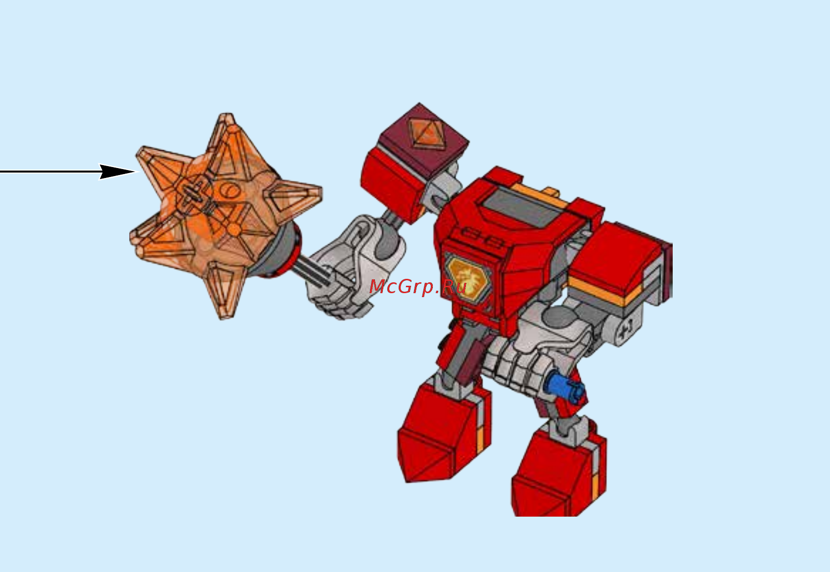 Lego NEXO KNIGHTS 70363 Боевые доспехи Мэйси Инструкция по эксплуатации онлайн [22/32] 254896