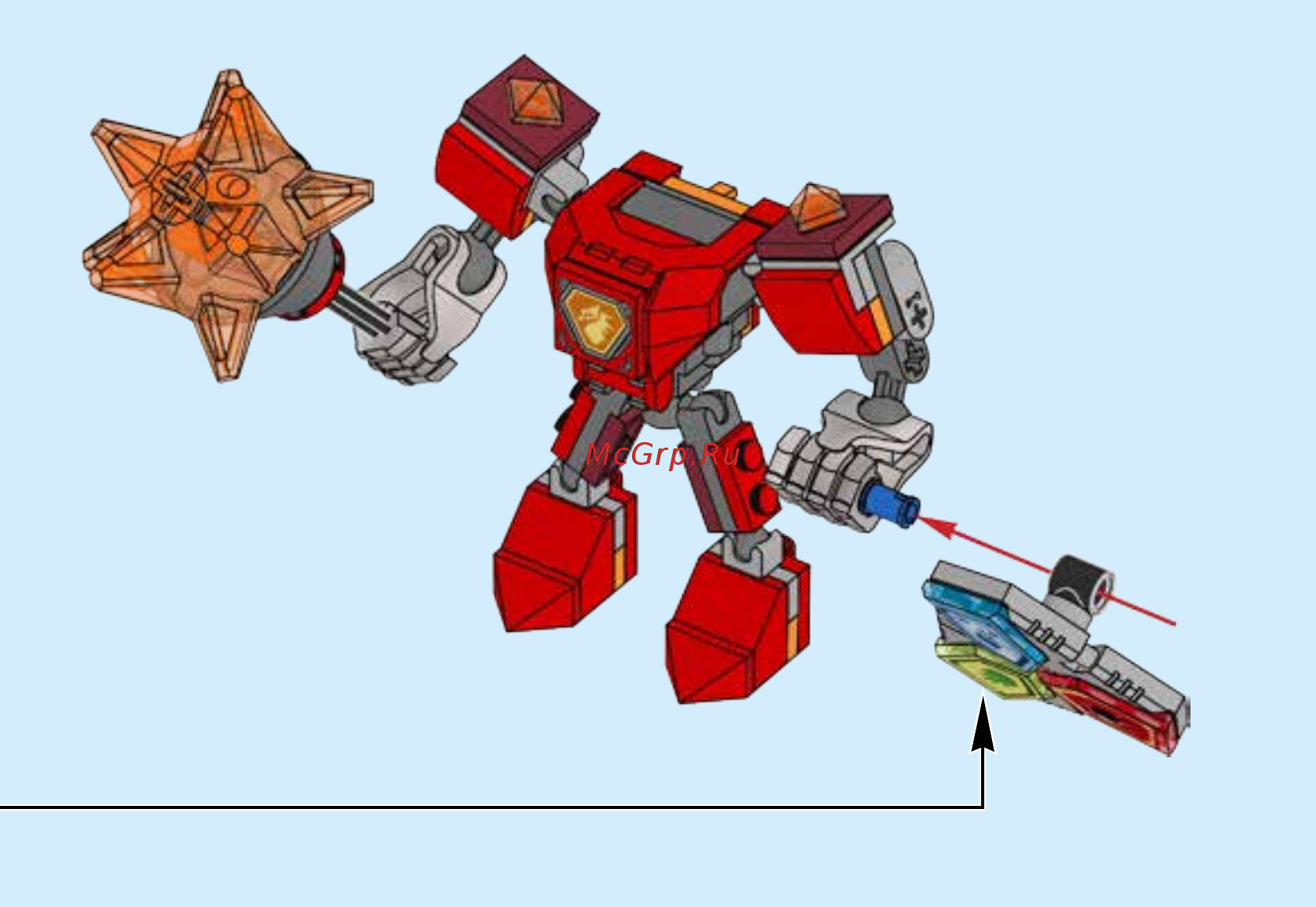 Lego NEXO KNIGHTS 70363 Боевые доспехи Мэйси Инструкция по эксплуатации онлайн [24/32] 254896