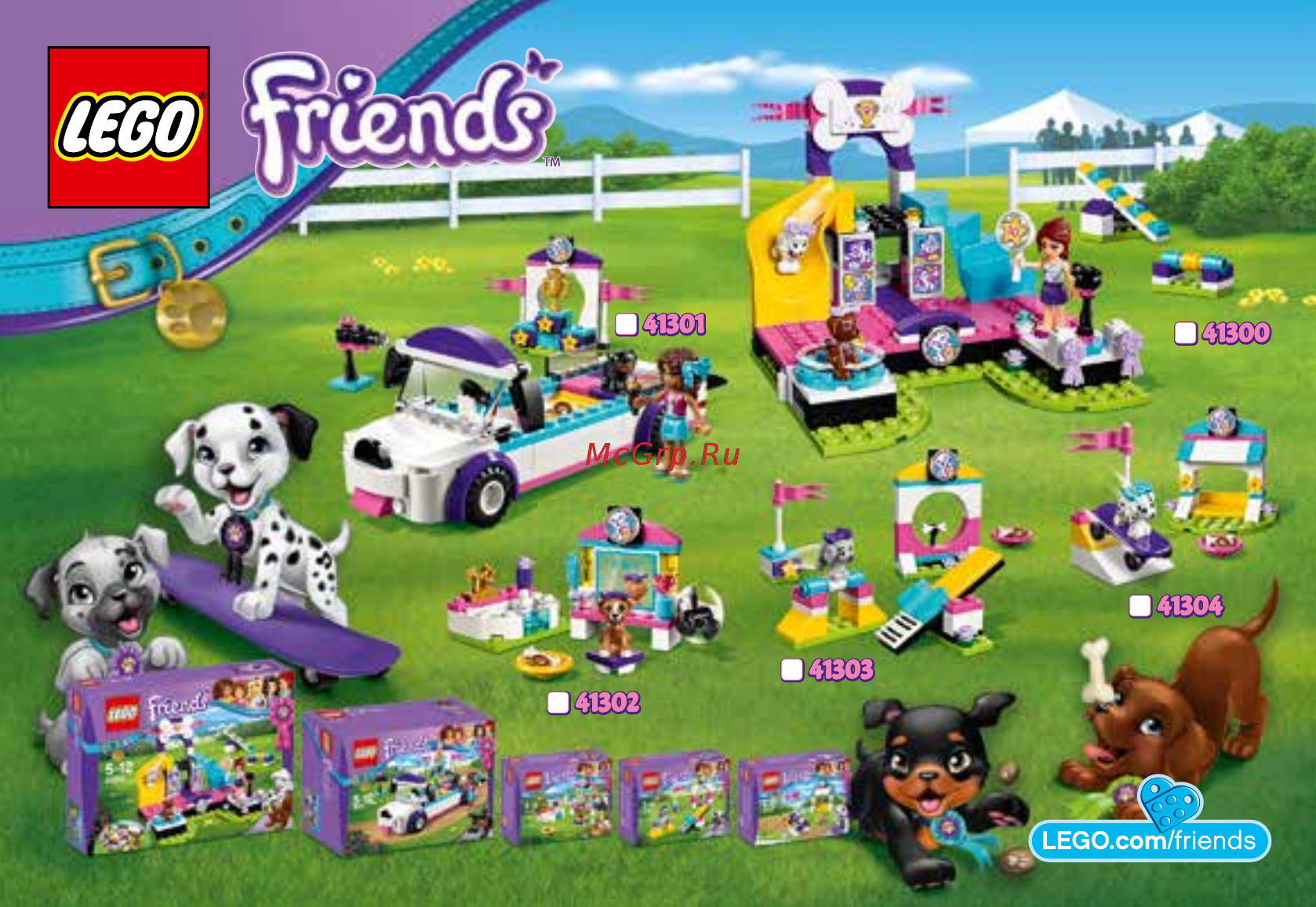 Lego Friends 41302 Выставка щенков: Салон красоты Инструкция по эксплуатации онлайн [16/20] 254898