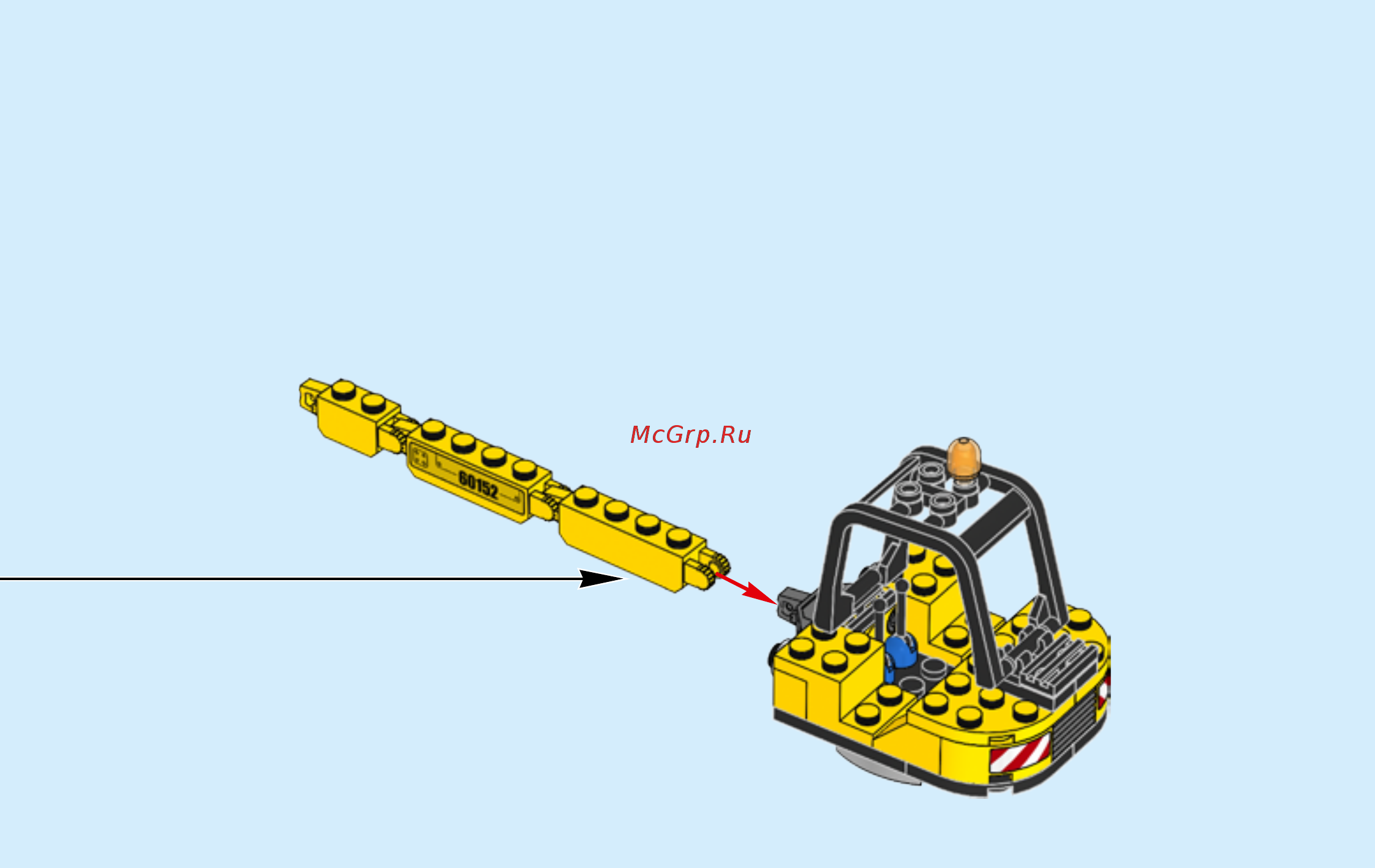 Инструкция сборки лего экскаватор Lego City Great Vehicles Уборочная техника (60152) Инструкция по эксплуатации он