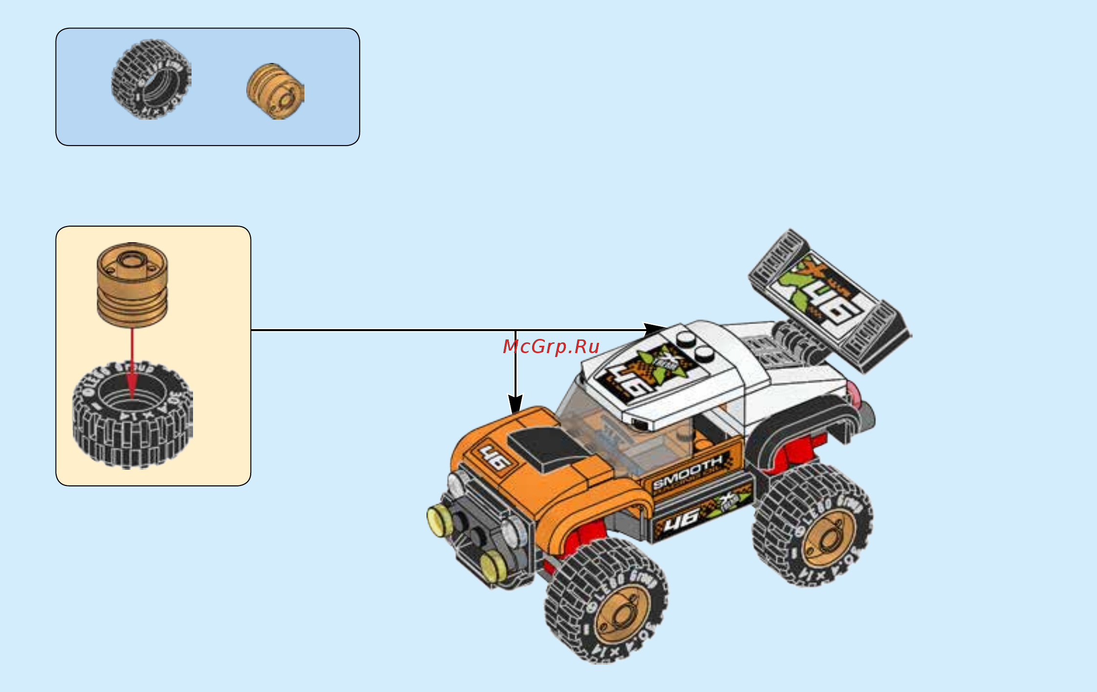 Lego City Great Vehicles Внедорожник каскадера (60146) Инструкция по эксплуатации онлайн [39/44] 305129