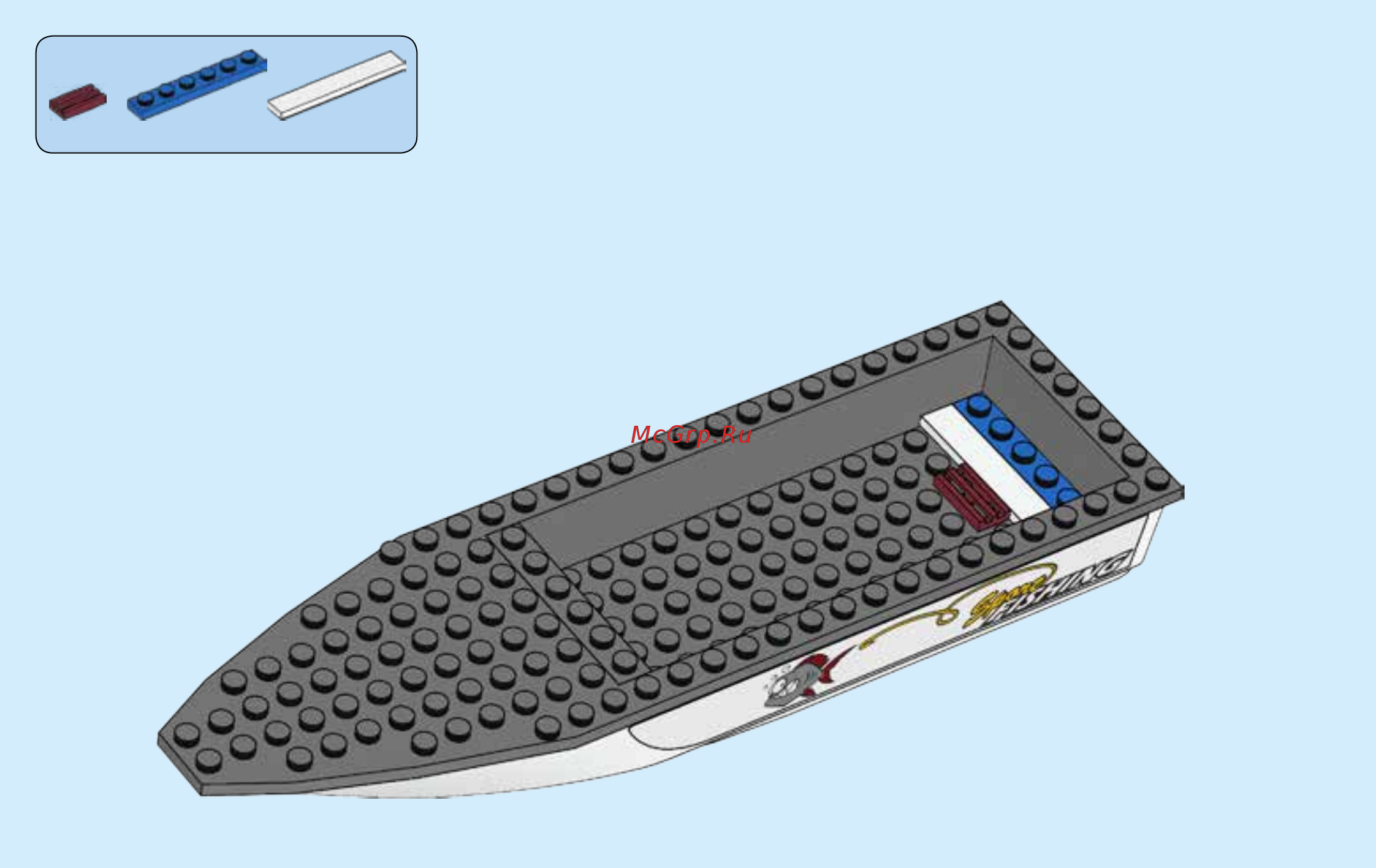 Lego City  60147 Рыболовный катер Инструкция по эксплуатации онлайн [10/63] 254910