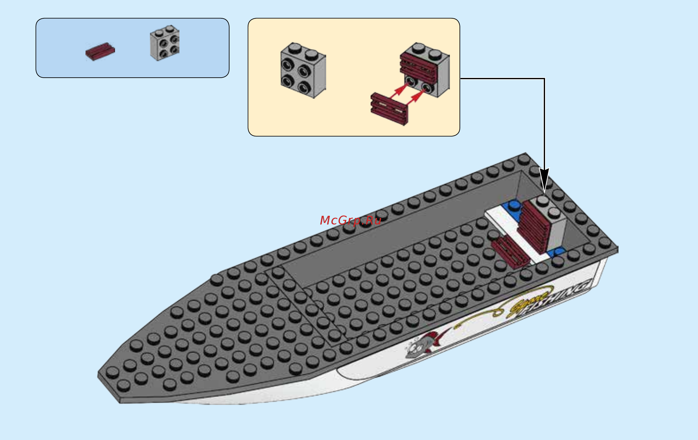 Lego City  60147 Рыболовный катер Инструкция по эксплуатации онлайн [11/63] 254910