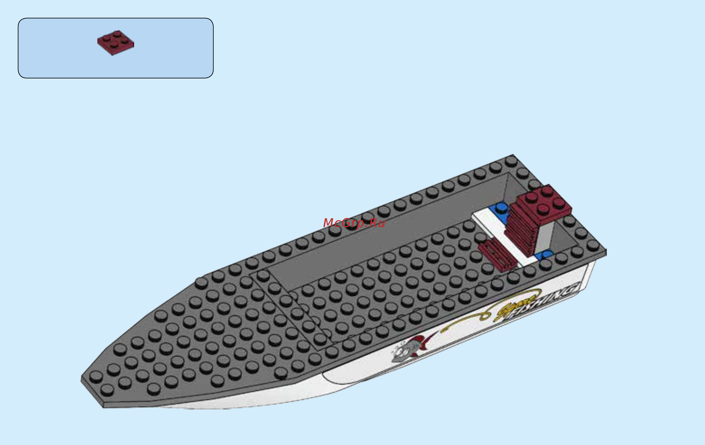Lego City  60147 Рыболовный катер Инструкция по эксплуатации онлайн [12/63] 254910