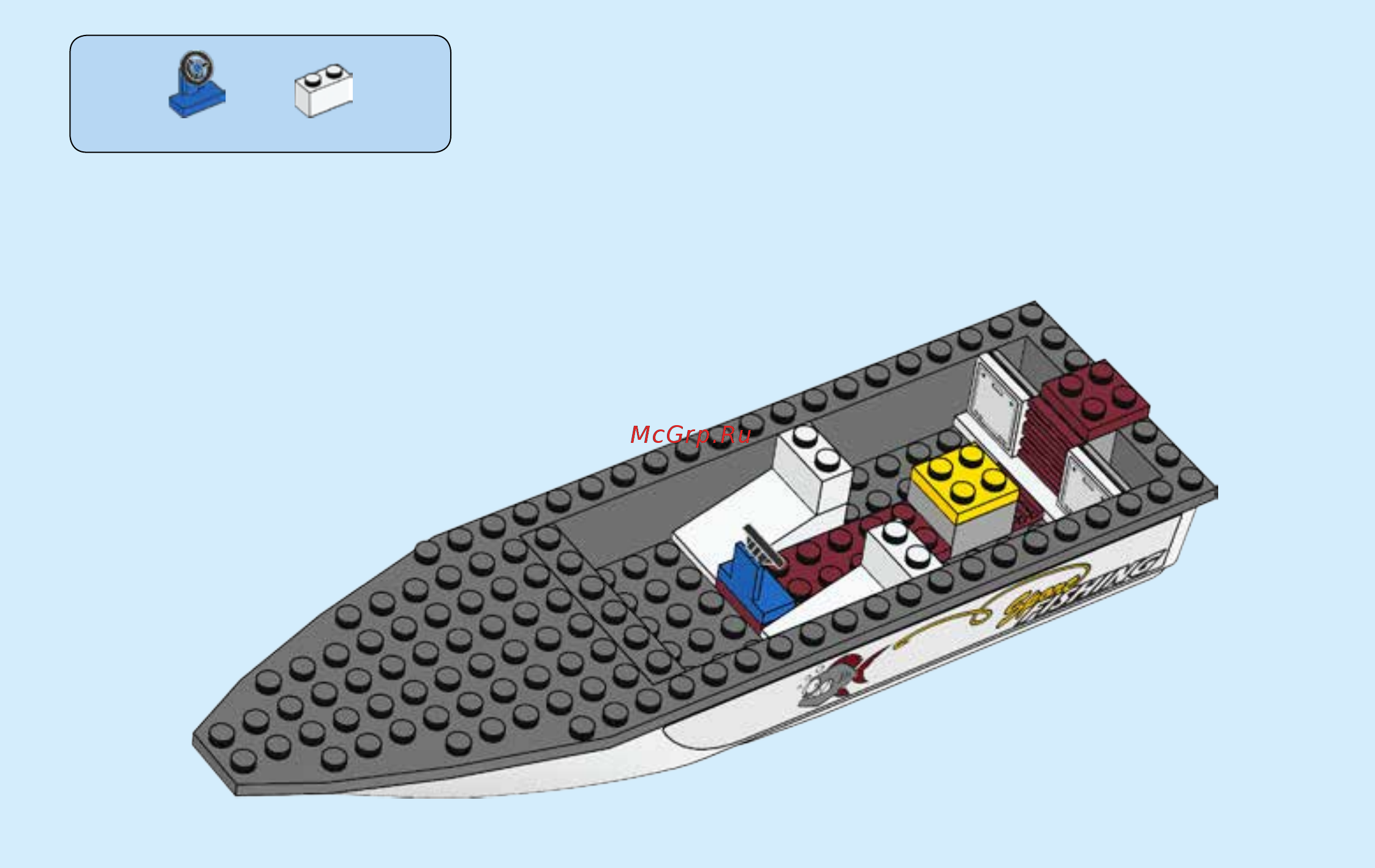 Lego City Great Vehicles Рыболовный катер (60147) Инструкция по эксплуатации онлайн [17/63] 305143