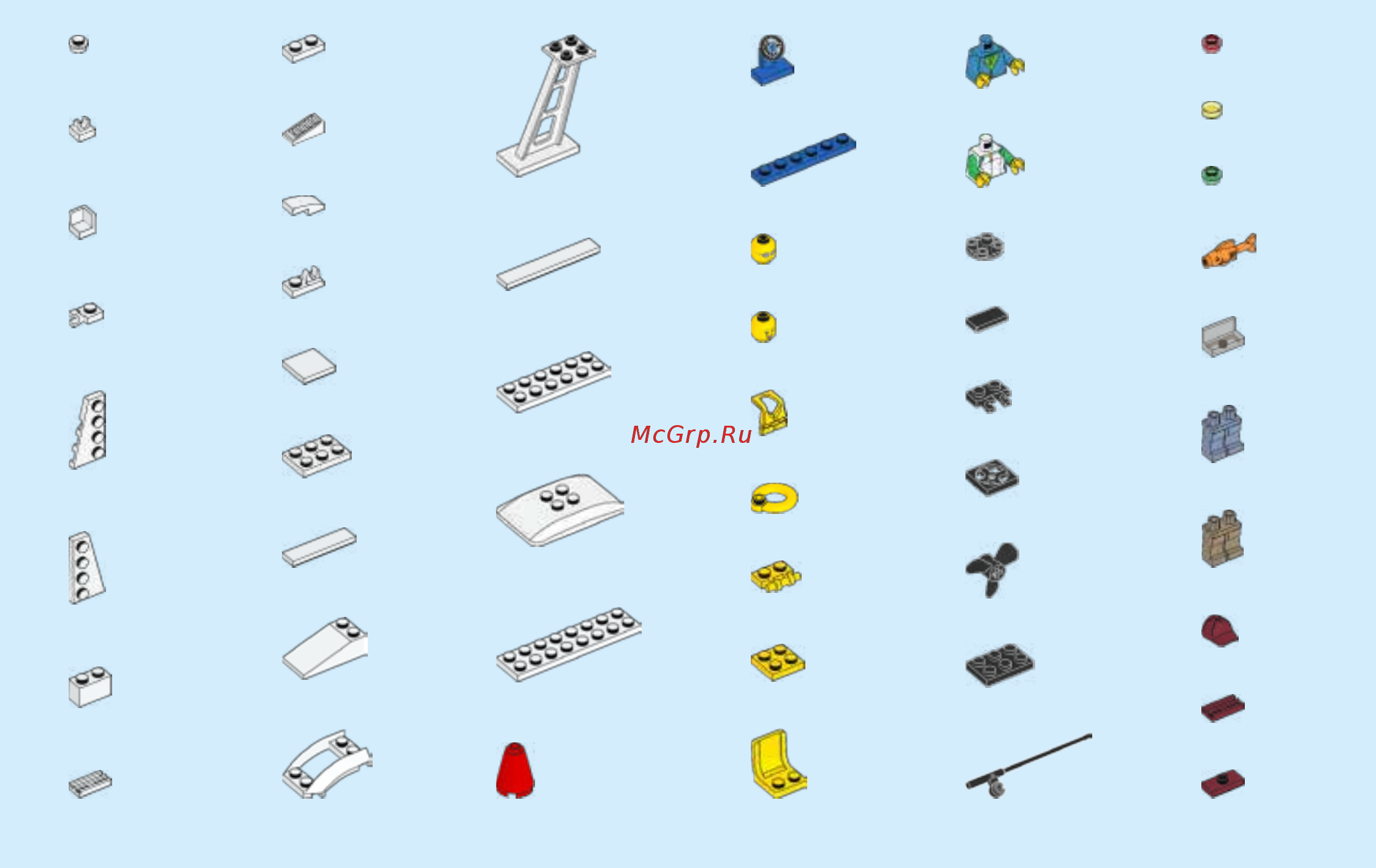 Lego City Great Vehicles Рыболовный катер (60147) Инструкция по эксплуатации онлайн [62/63] 305143