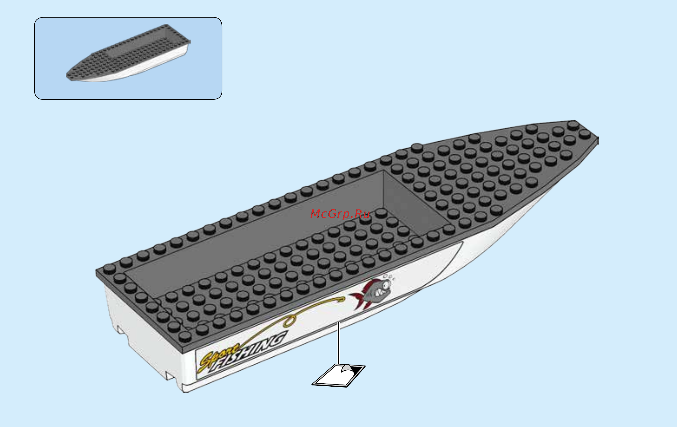Lego City  60147 Рыболовный катер Инструкция по эксплуатации онлайн [7/63] 254910