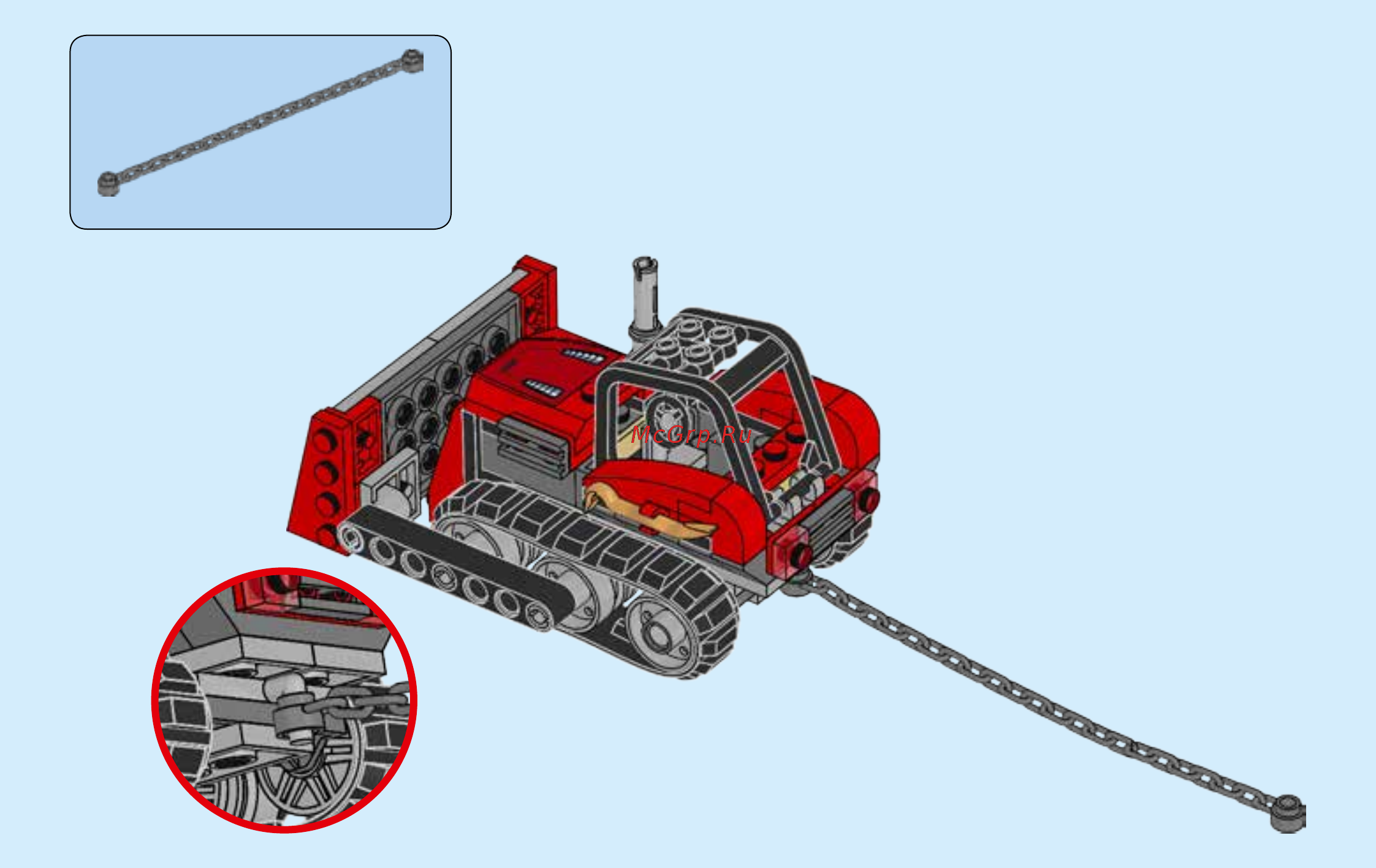 Lego City  60140 Ограбление на бульдозере Инструкция по эксплуатации онлайн [37/44] 254920