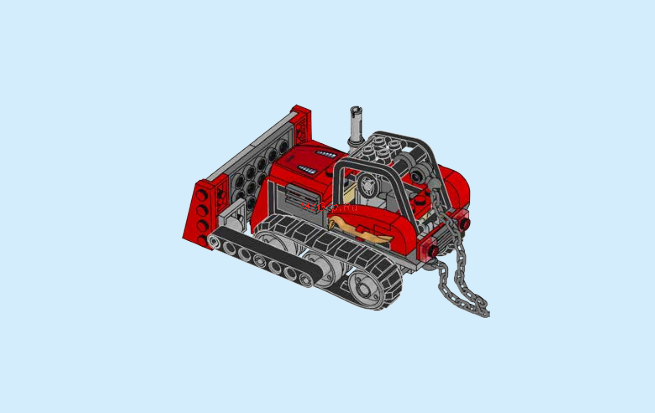 Lego City  60140 Ограбление на бульдозере Инструкция по эксплуатации онлайн [39/44] 254920