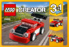 Lego Creator 31055 Красная гоночная машина Инструкция по эксплуатации