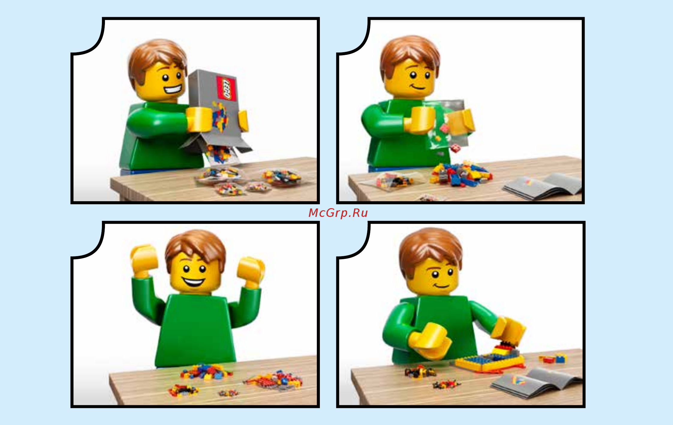 Lego Creator 31056 Зелёный кабриолет Инструкция по эксплуатации онлайн [2/36] 254931