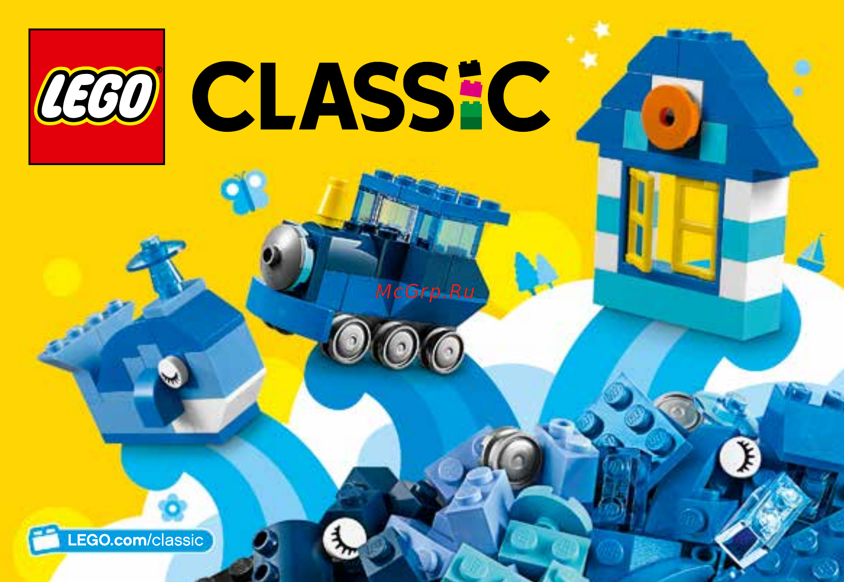 Lego Classic 10706 Синий набор для творчества Инструкция по эксплуатации онлайн