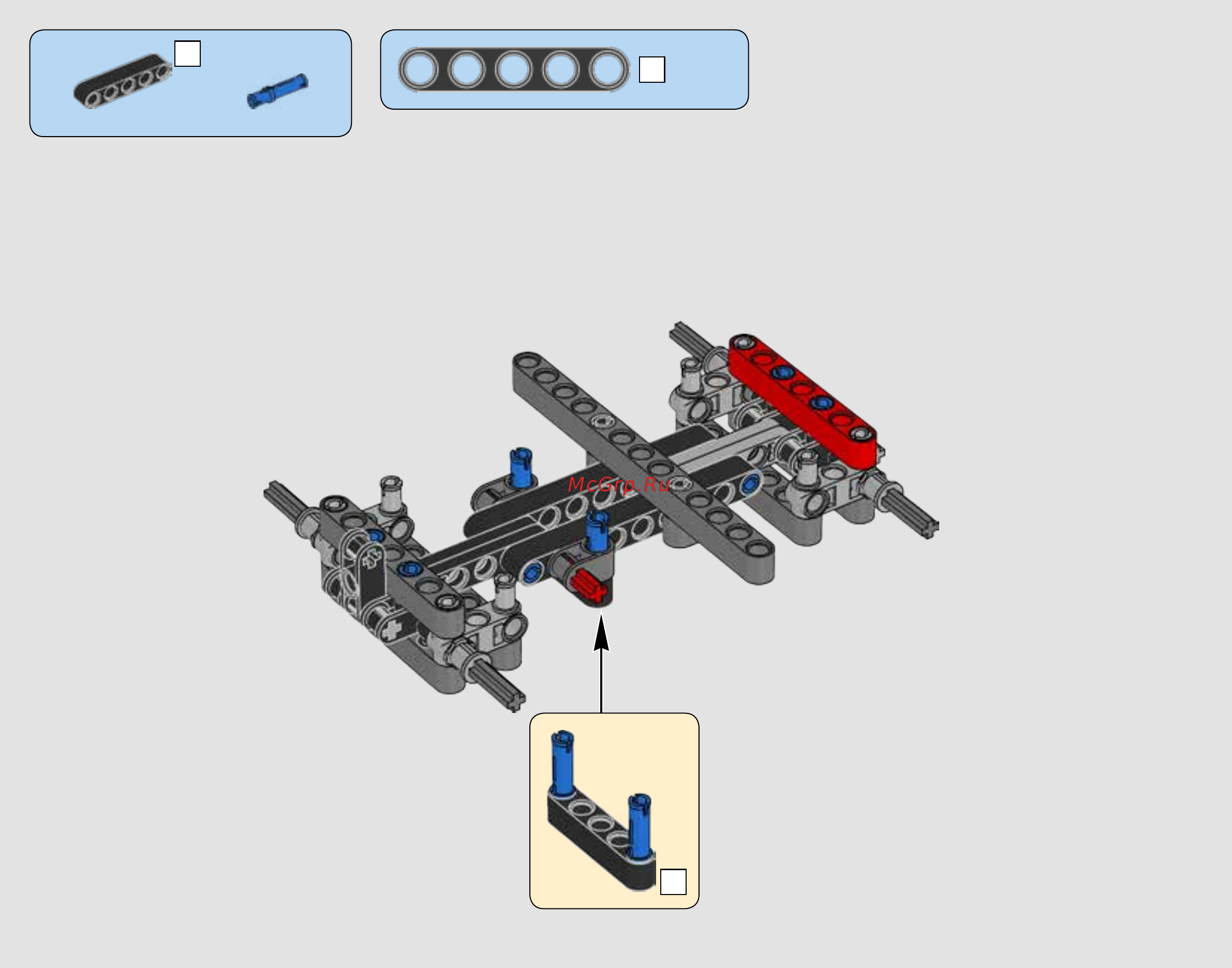 Lego Technic 42061 Телескопический погрузчик Инструкция по эксплуатации онлайн [16/84] 254947