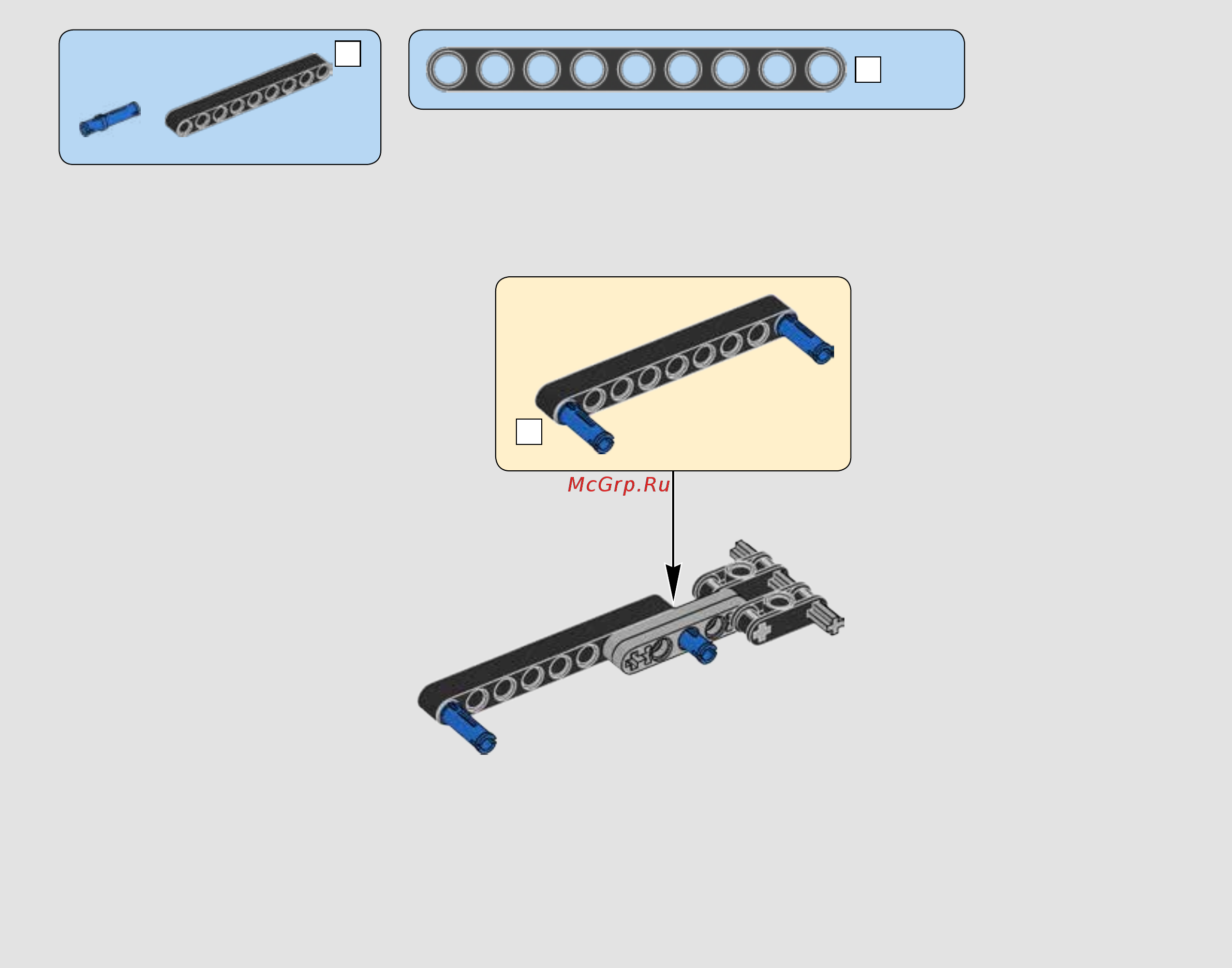 Lego Technic 42061 Телескопический погрузчик Инструкция по эксплуатации онлайн [5/84] 254947