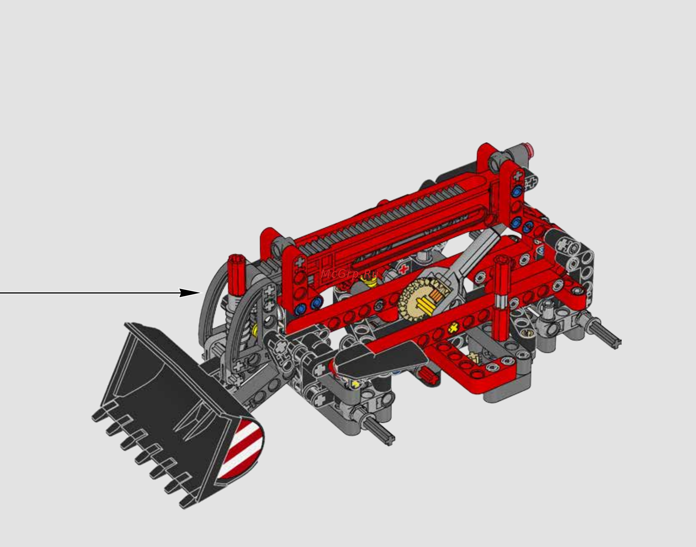 Lego Technic 42061 Телескопический погрузчик Инструкция по эксплуатации онлайн [61/84] 254947