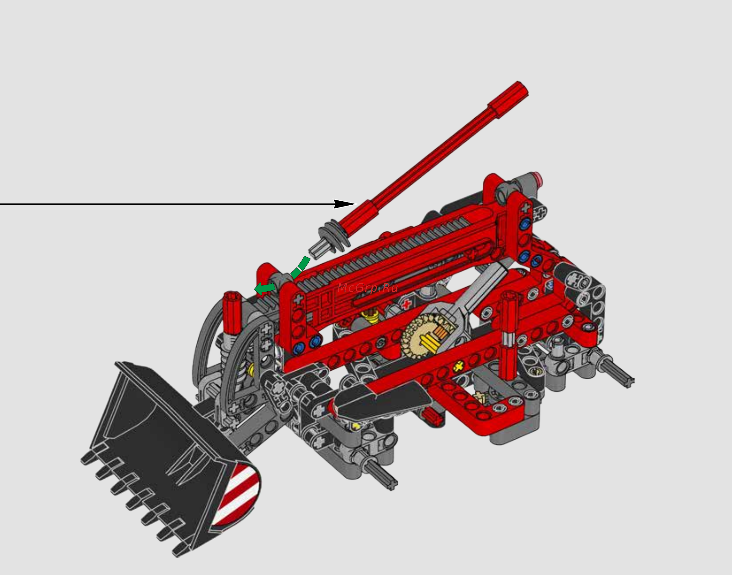 Lego Technic 42061 Телескопический погрузчик Инструкция по эксплуатации онлайн [64/84] 254947