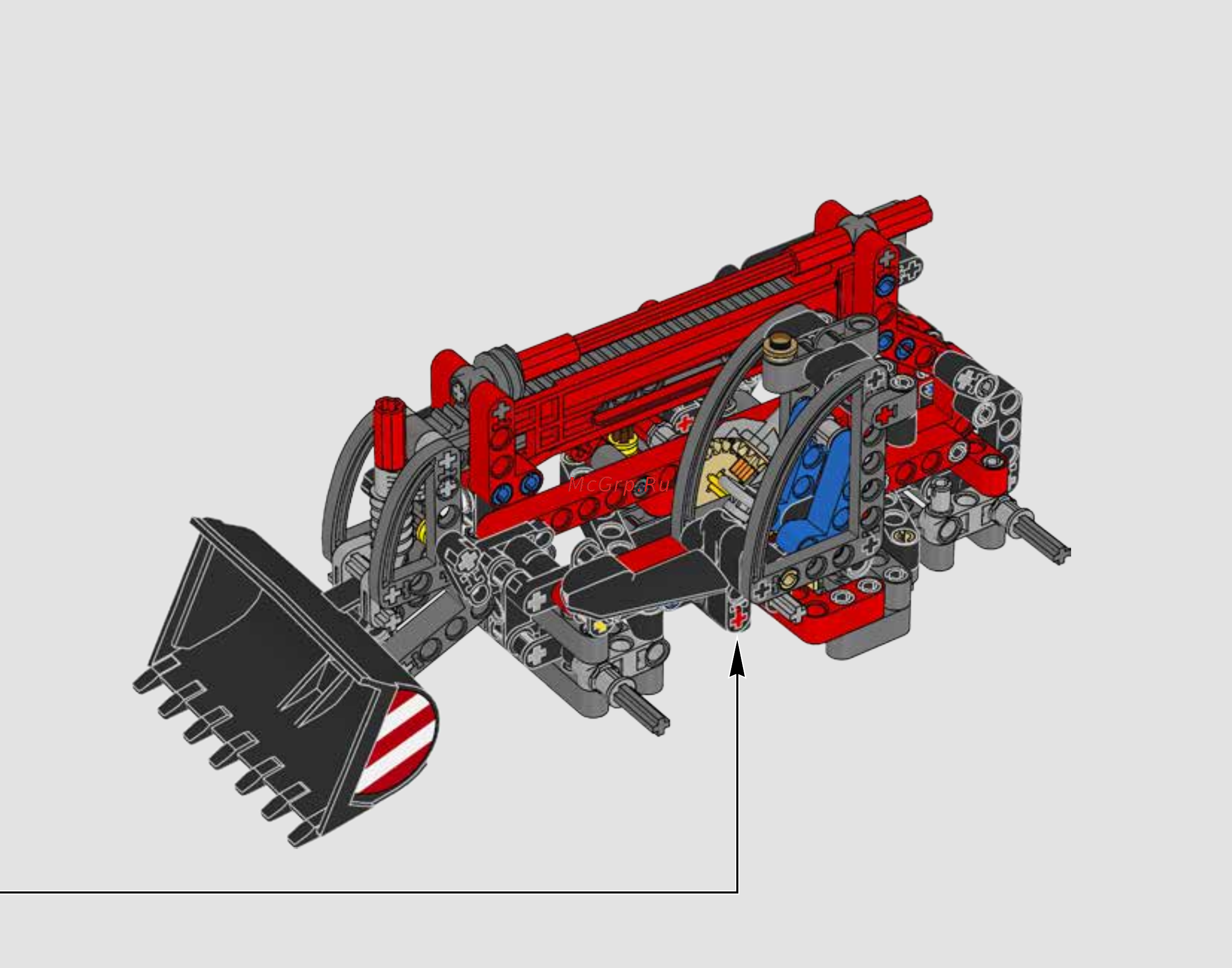 Lego Technic 42061 Телескопический погрузчик Инструкция по эксплуатации онлайн [74/84] 254947