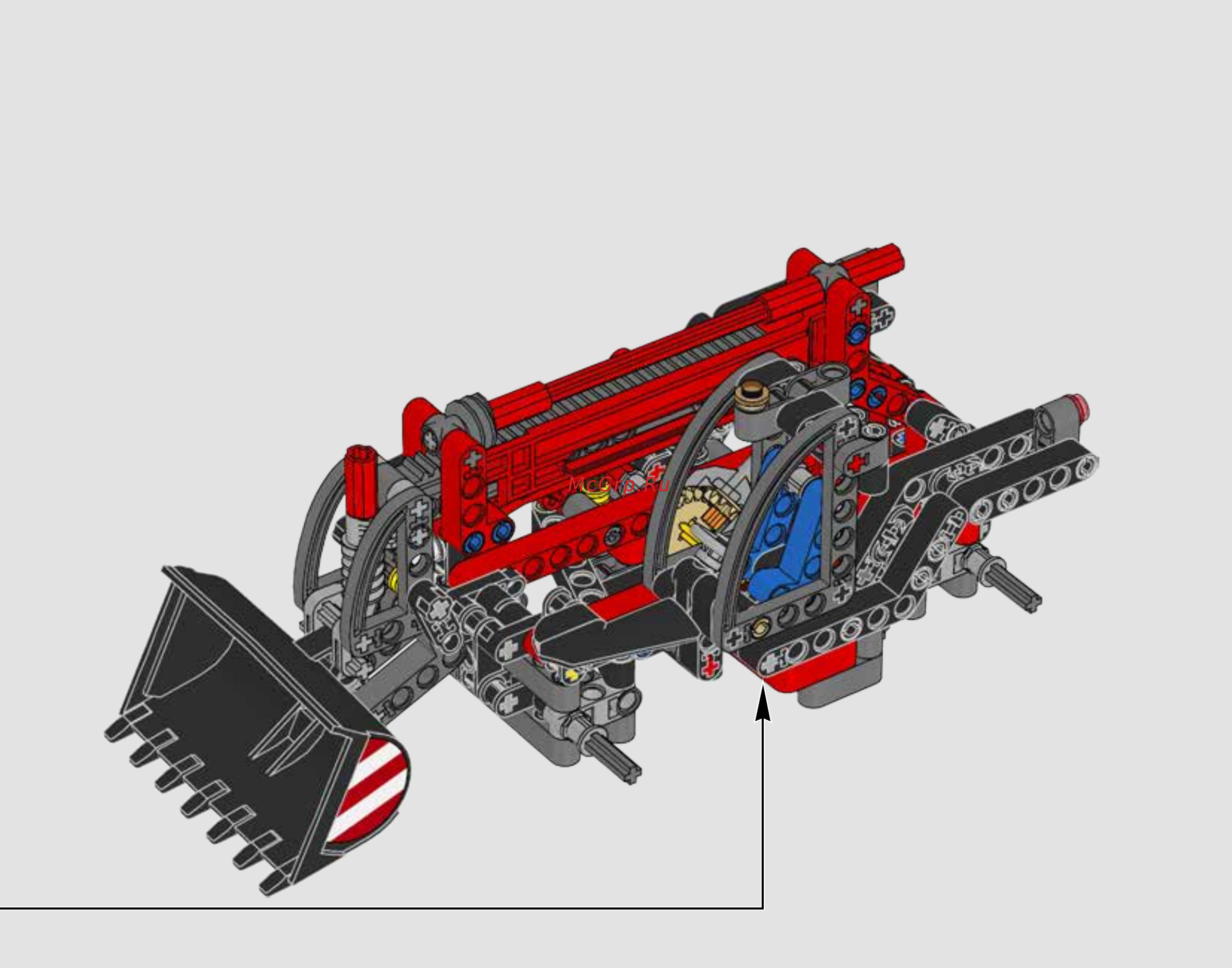 Lego Technic 42061 Телескопический погрузчик Инструкция по эксплуатации онлайн [78/84] 254947