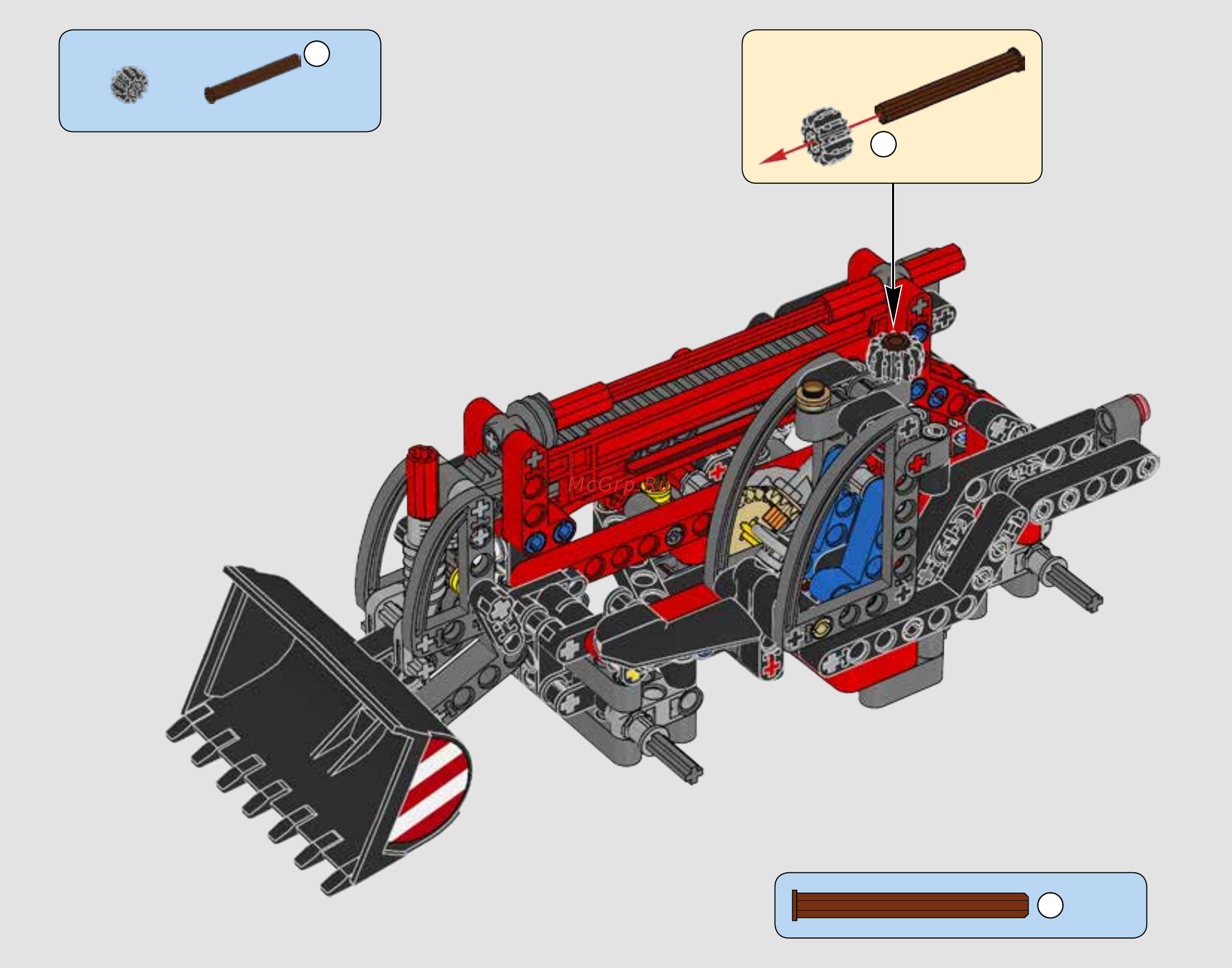 Lego Technic 42061 Телескопический погрузчик Инструкция по эксплуатации онлайн [79/84] 254947
