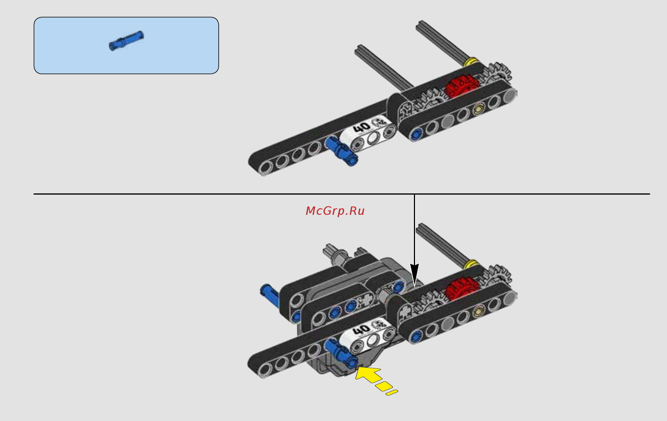 Lego Technic Мотоцикл для трюков (42058) Инструкция по эксплуатации онлайн [9/52] 306518