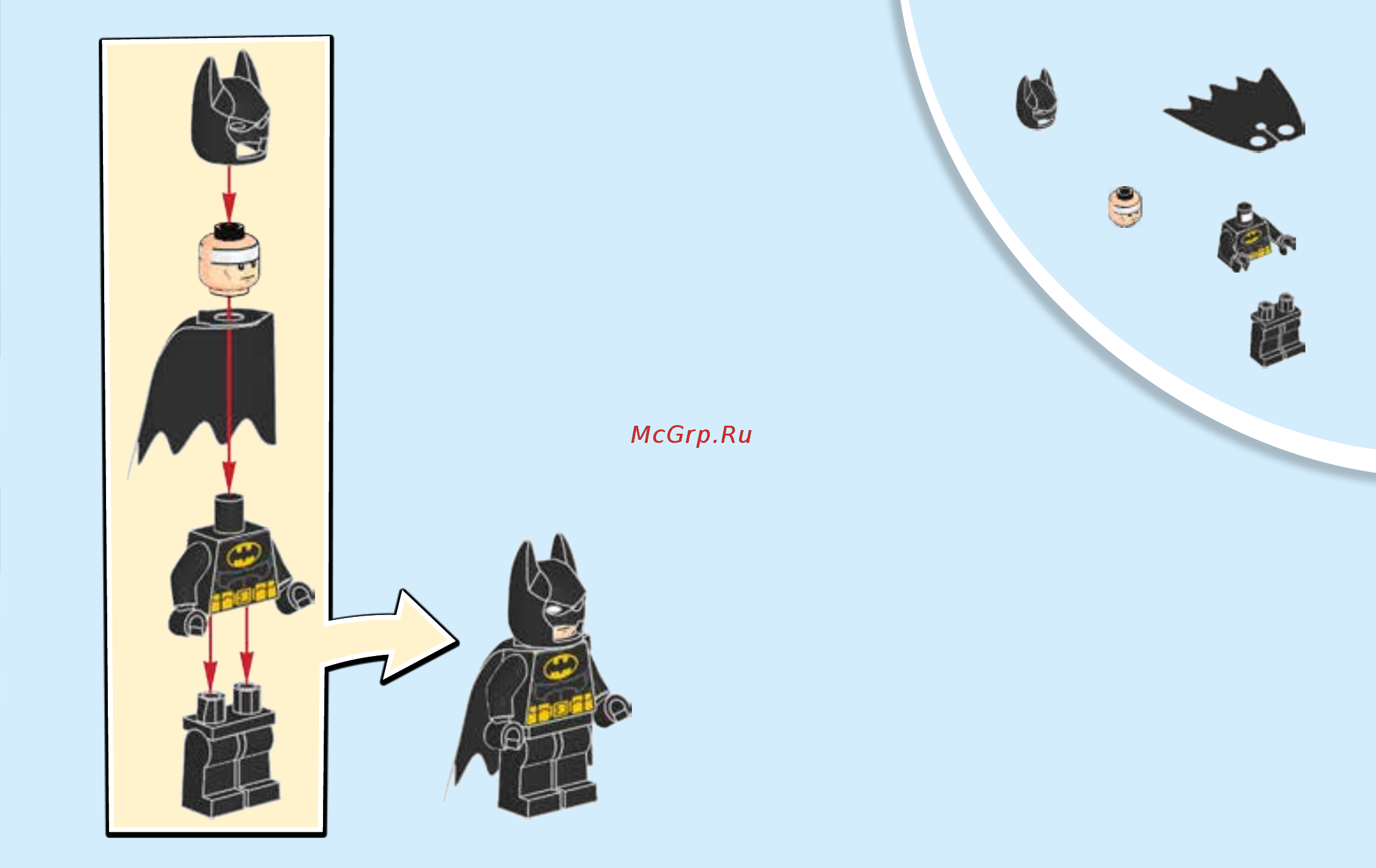 Lego Juniors Бэтмен против Мистера Фриза (10737) Инструкция по эксплуатации онлайн [3/36] 306459