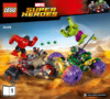 Lego Super Heroes 76078 Халк против Красного Халка Инструкция по эксплуатации