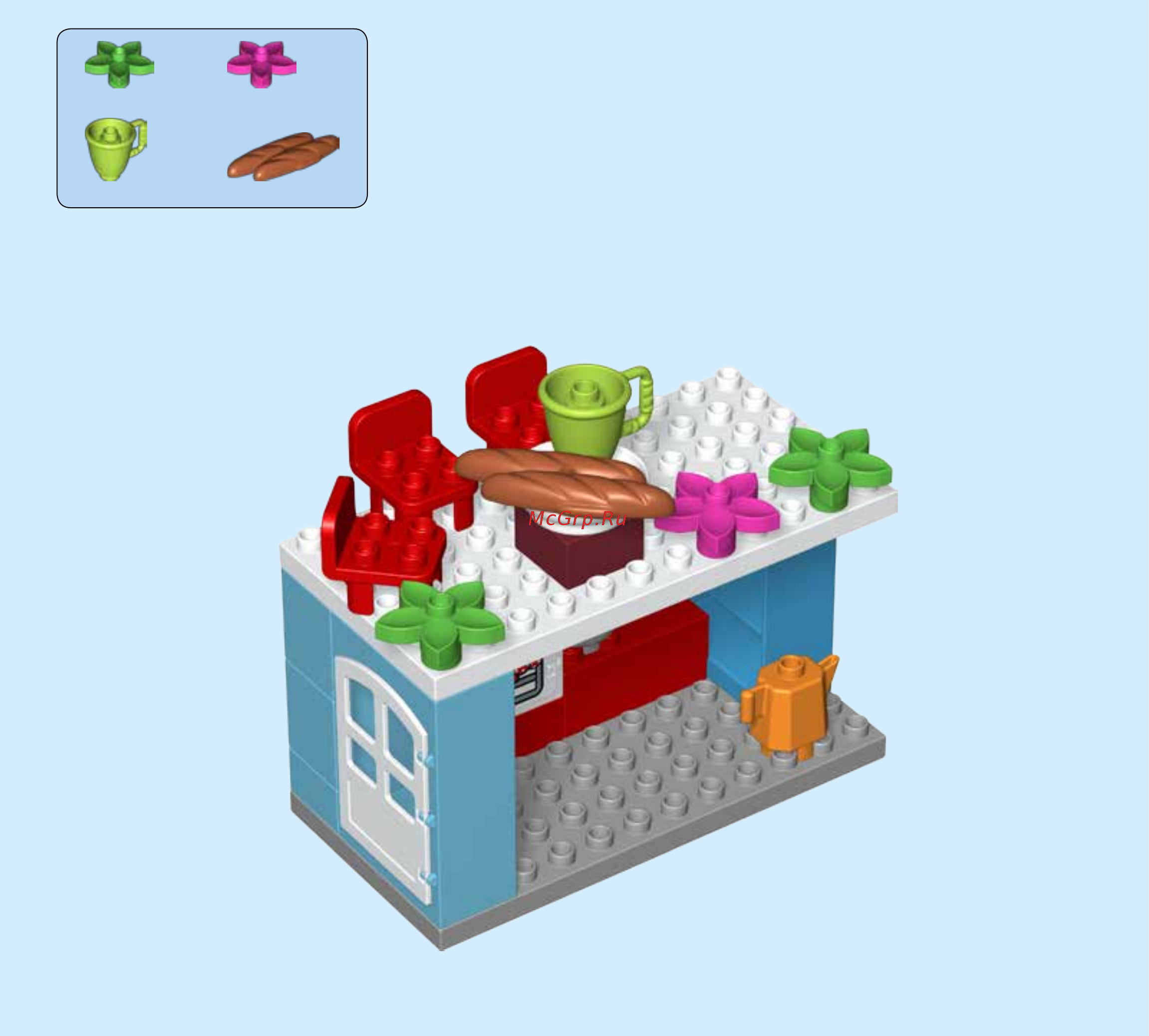 Lego DUPLO 10835 Семейный дом Инструкция по эксплуатации онлайн [11/32] 254968