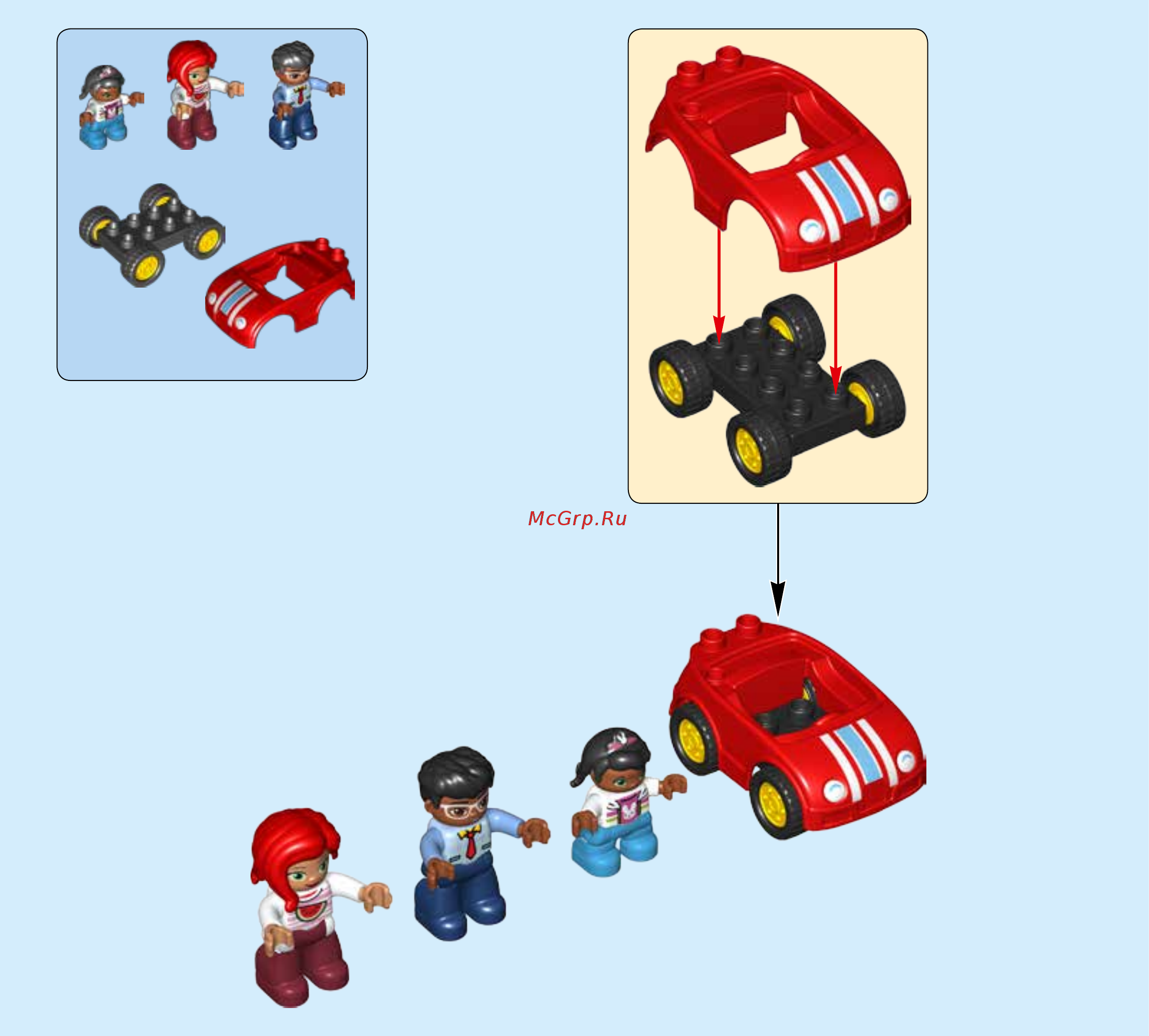 Lego DUPLO Town Семейный дом (10835) Инструкция по эксплуатации онлайн [3/32] 306123