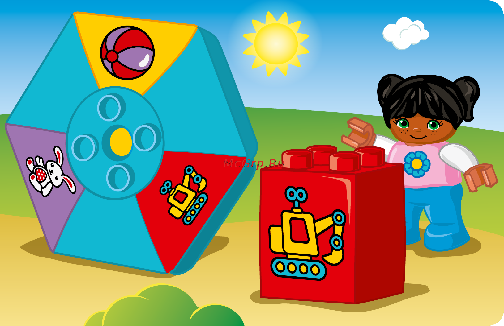 Lego DUPLO 10845 Моя первая карусель Инструкция по эксплуатации онлайн [5/8] 254970