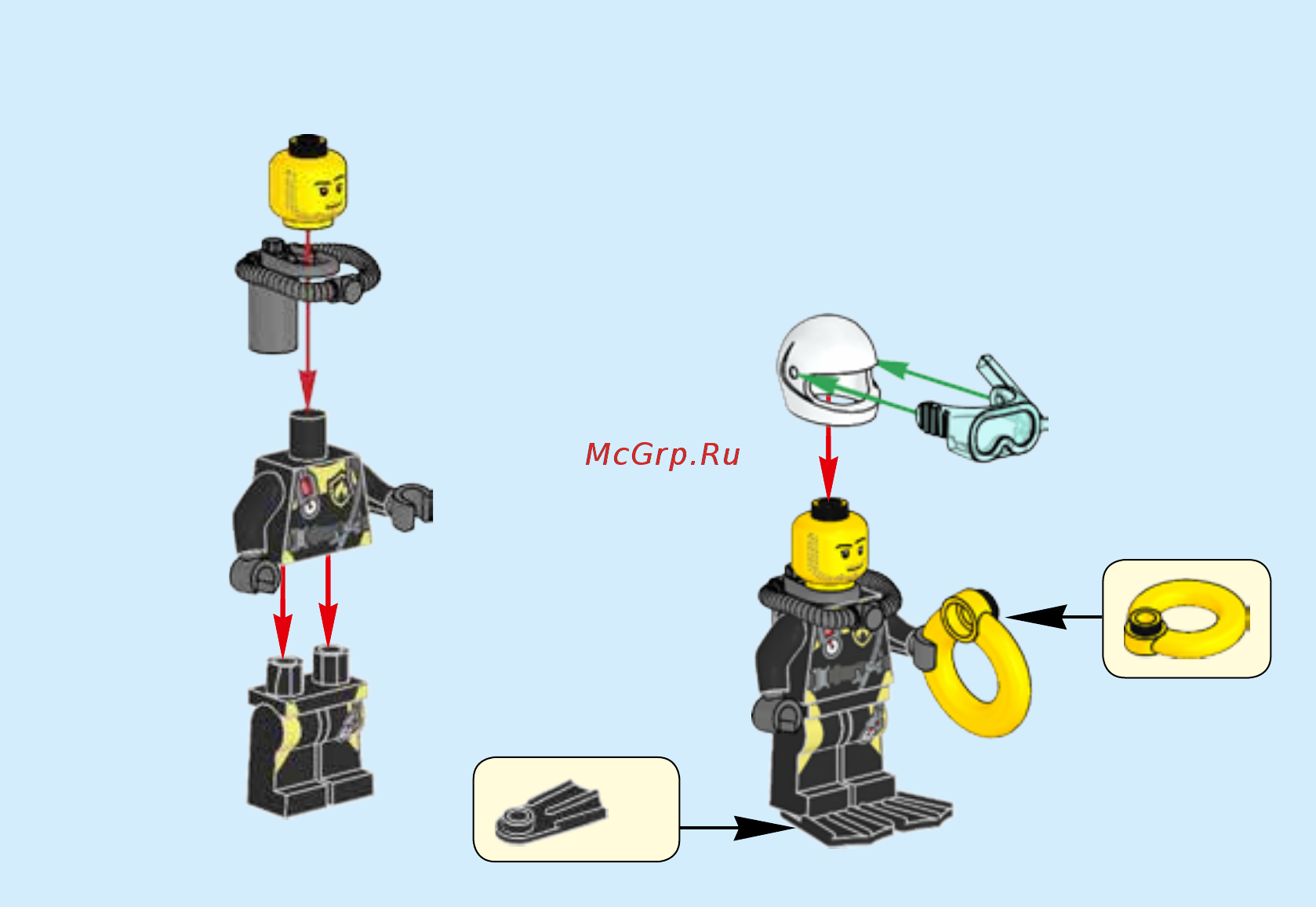 Lego City 60616 Набор для начинающих Пожарная охрана Инструкция по эксплуатации онлайн [5/40] 254977