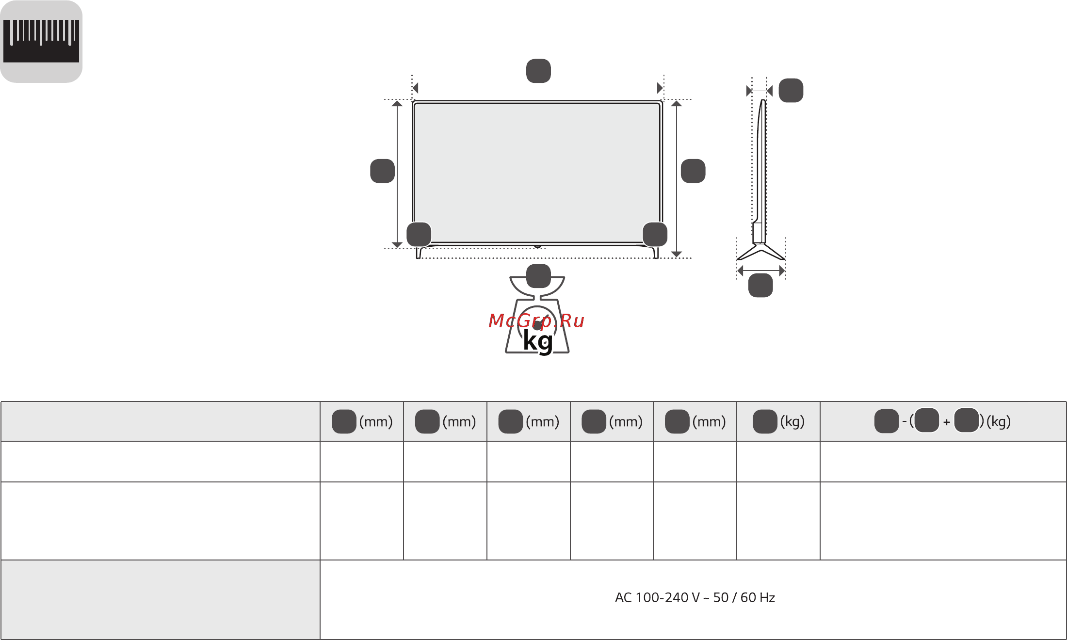 LG 49UJ740V [9/38] A b c d e f f