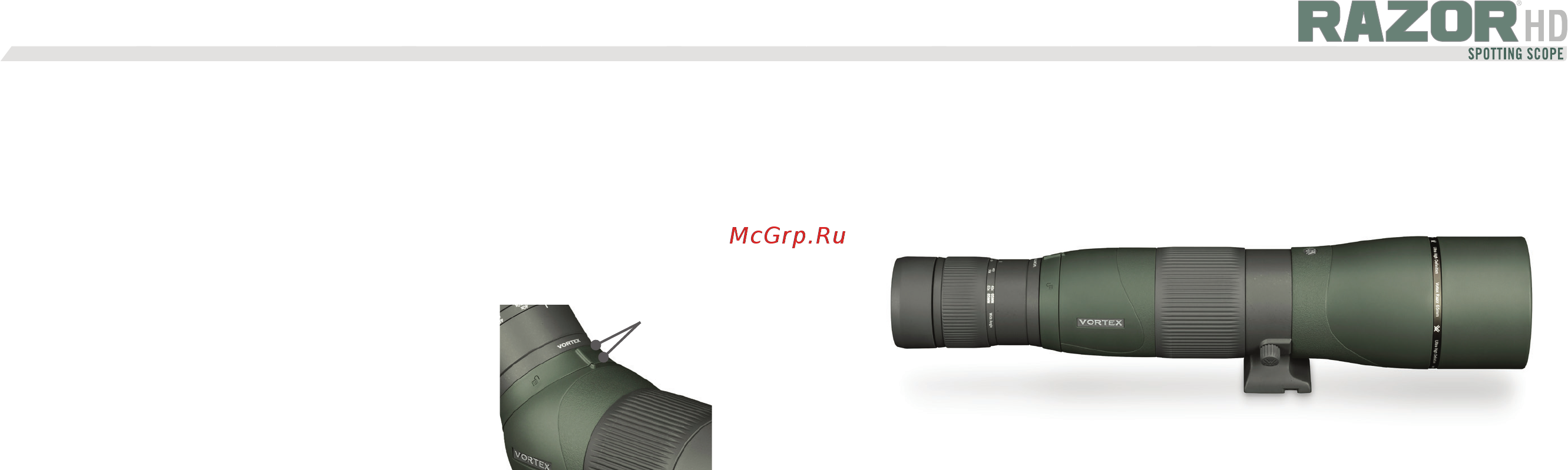Vortex Razor HD 16-48x65 Angled [3/7] Attach the eyepiece