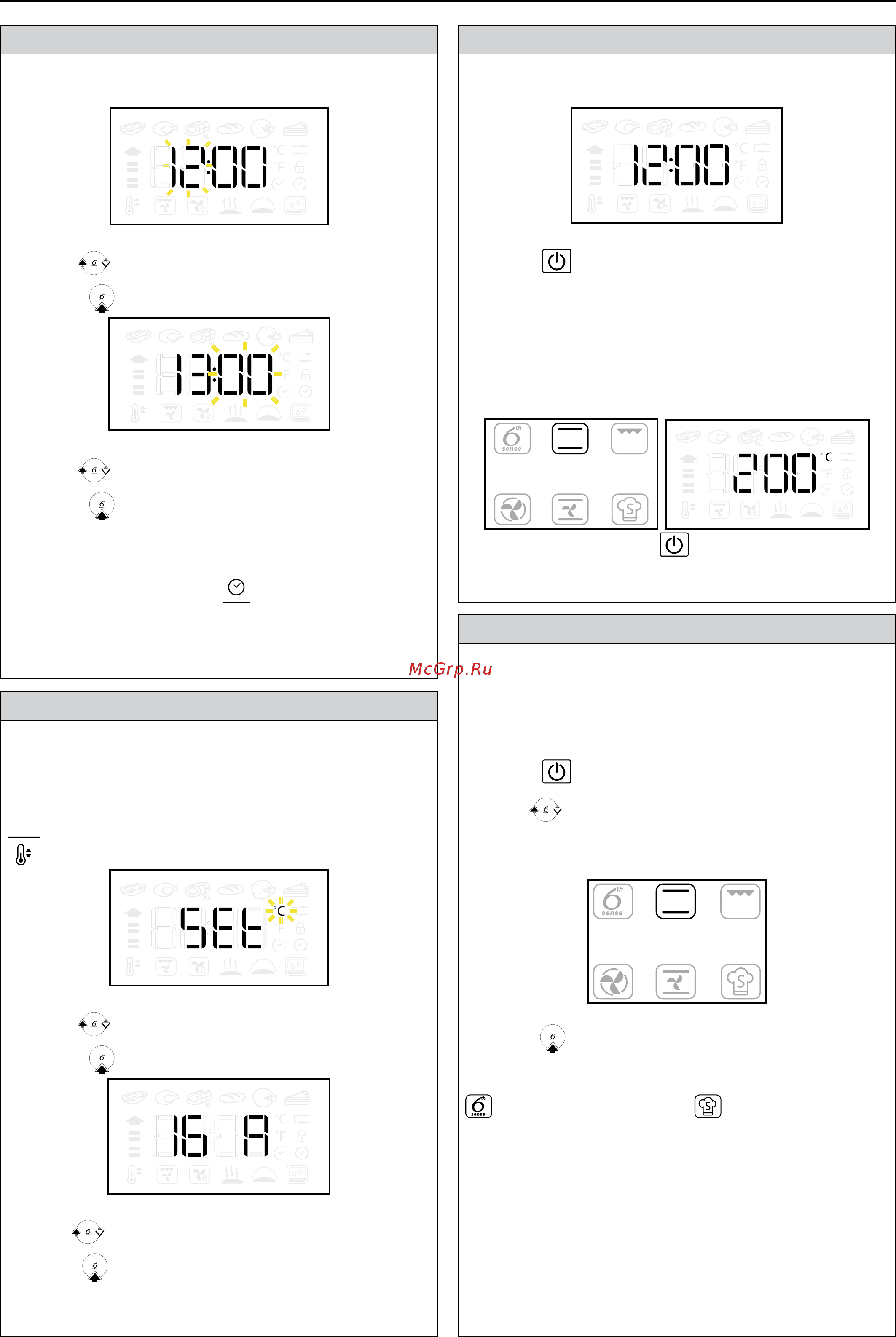 Whirlpool AKZ 6220 [10/26] Установка часов