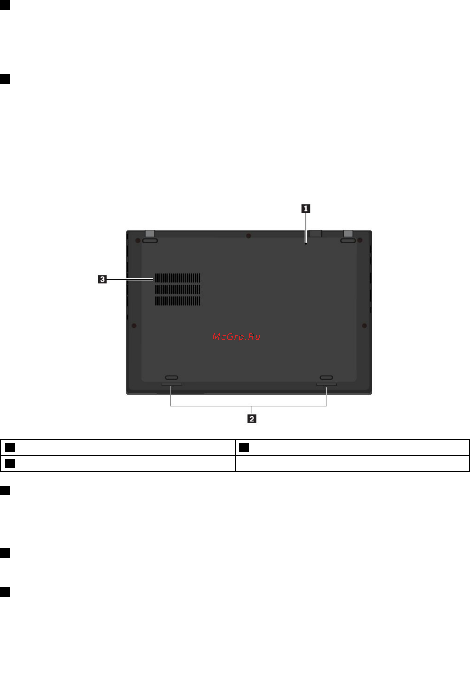 Lenovo ThinkPad X1 Carbon, 20HR005PRT [24/160] Вид снизу