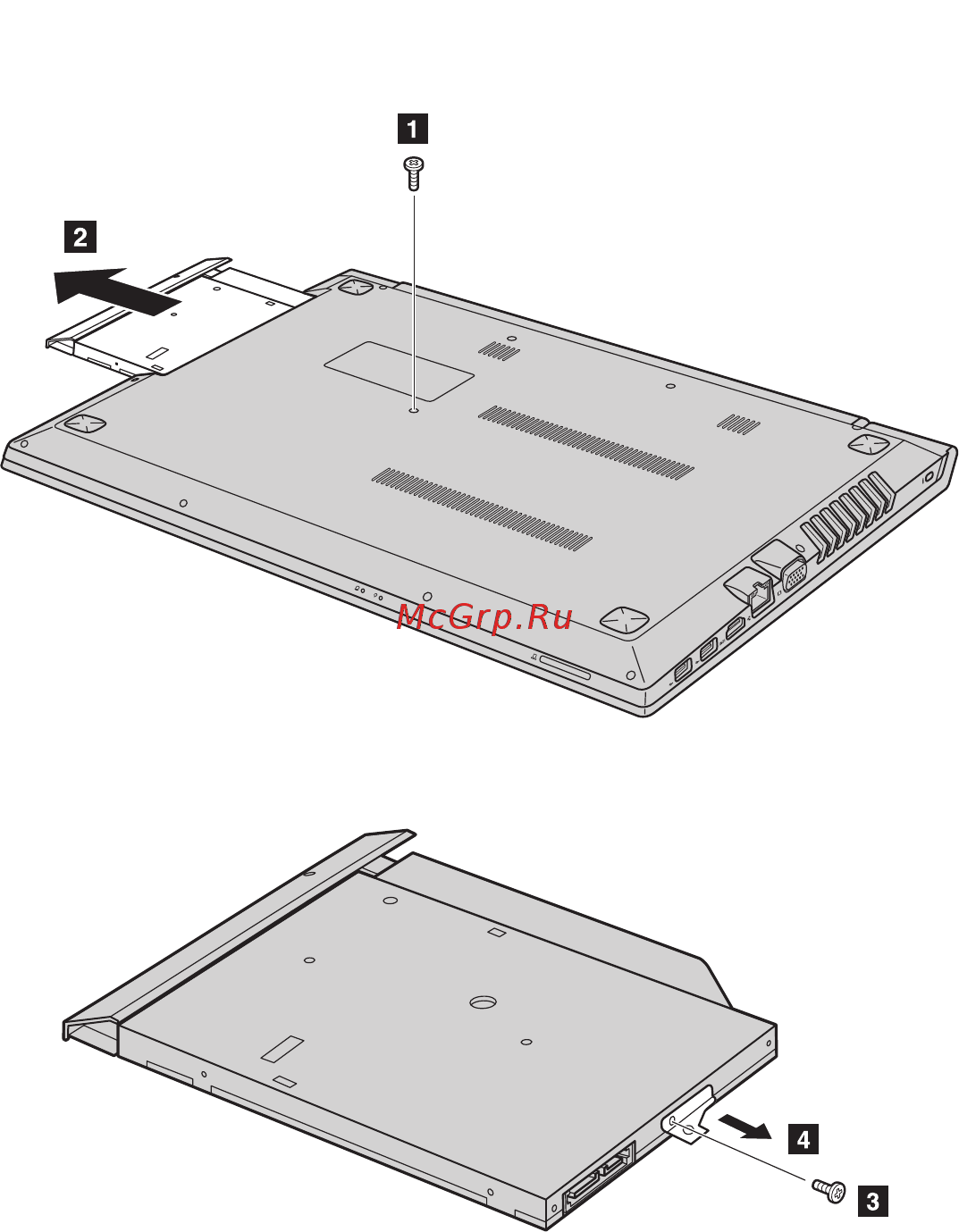 Lenovo V310-15ISK, 80SY03PVRK [38/41] Supplied with an optical disk drive or a removable battery