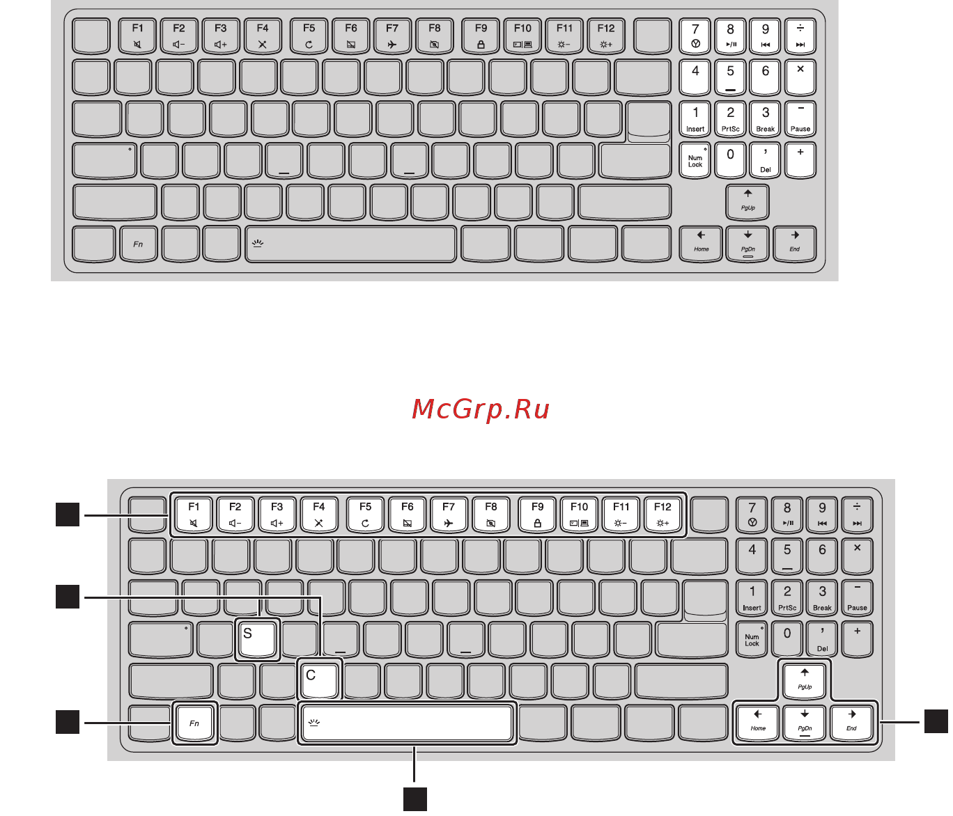 Lenovo Legion Y720-15IKB, 80VR000SRK [7/30] Использование клавиатуры