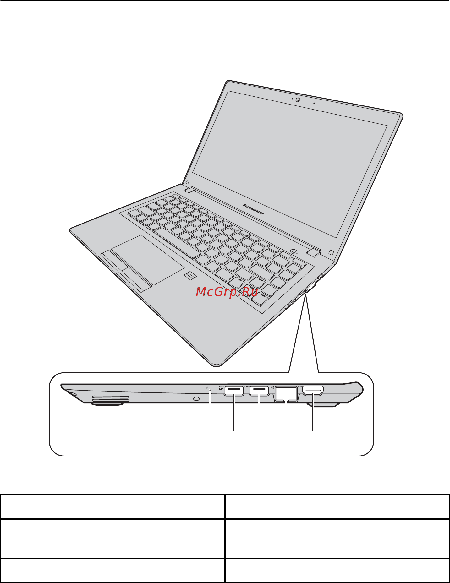 Lenovo E31-80, 80MX00WKRK [26/94] Вид справа