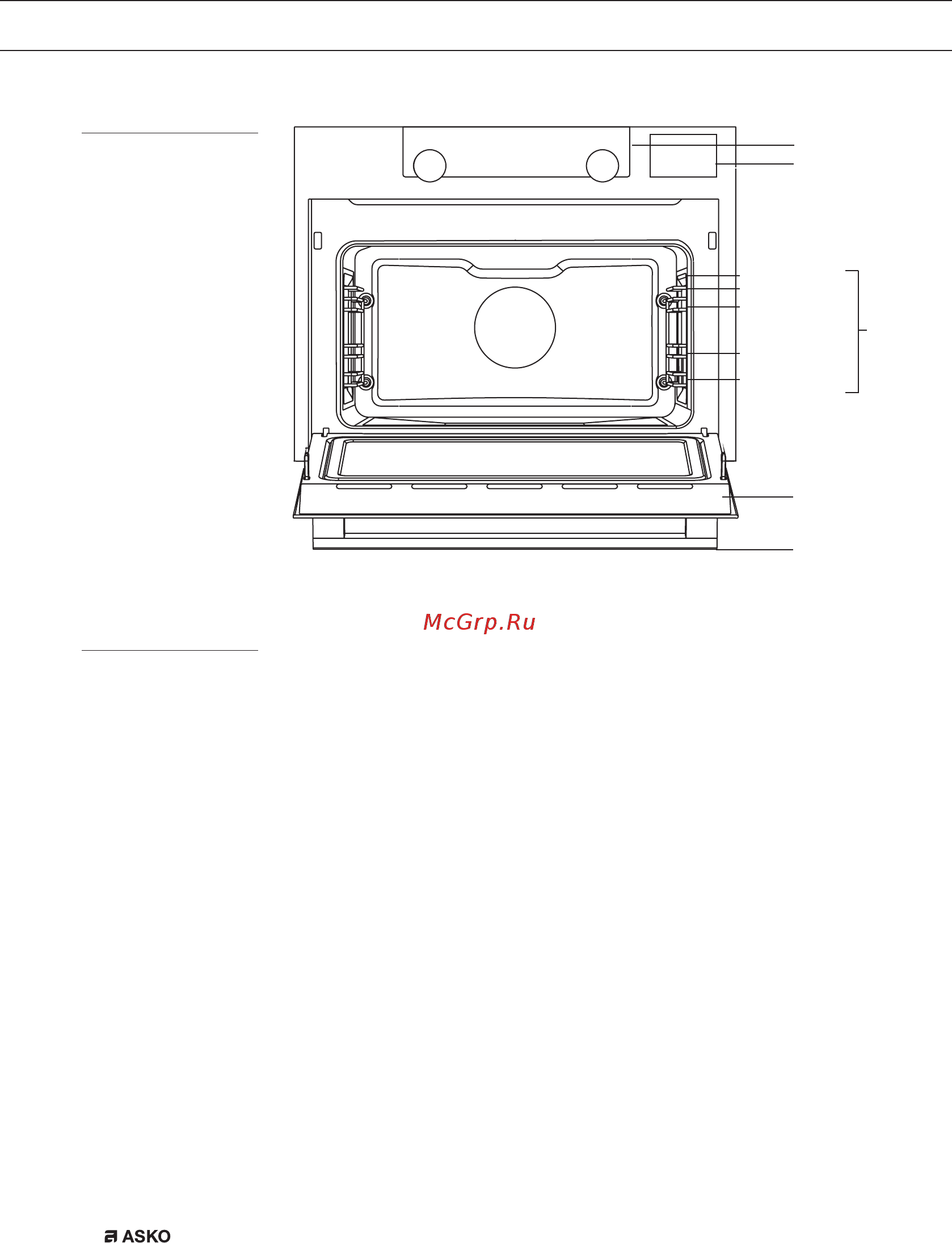 Asko Craft OCS 8687 A 503327 [6/56] Направляющие телескопические направляющие