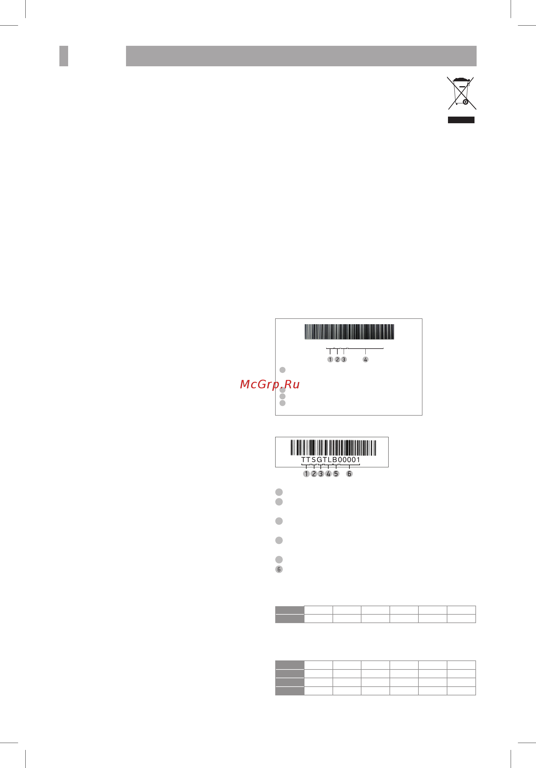 BBK 32LEX-5042/T2C [12/20] Таблица 2 код месяца в каком месяце был произведен продукт