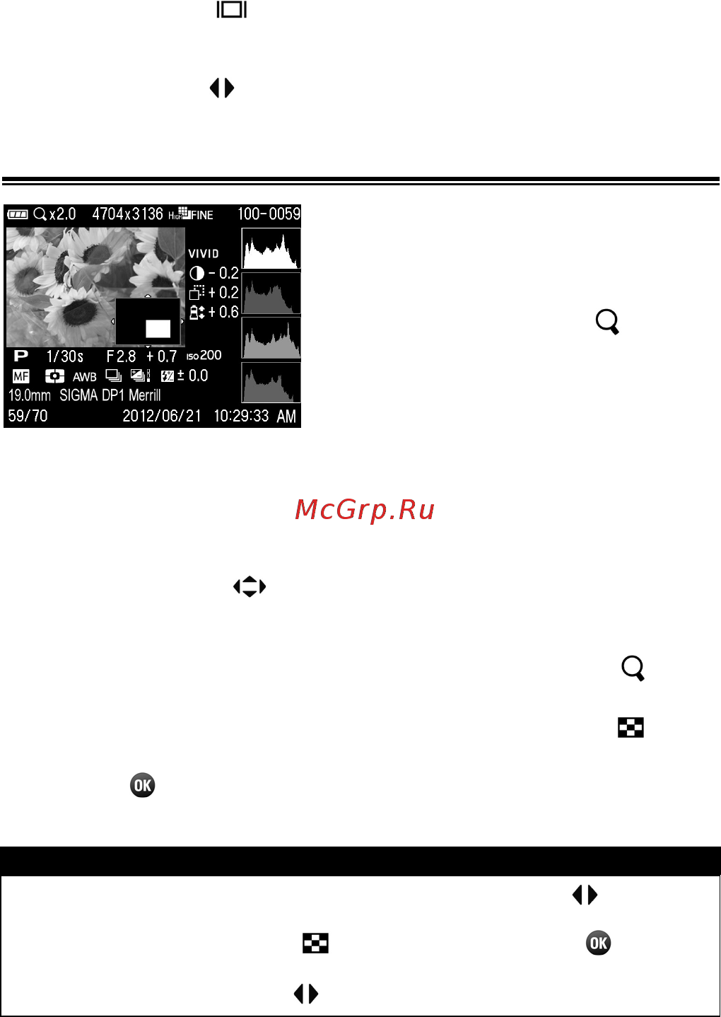 Sigma DP1 Merrill [89/128] Увеличение при просмотре информации о снимках