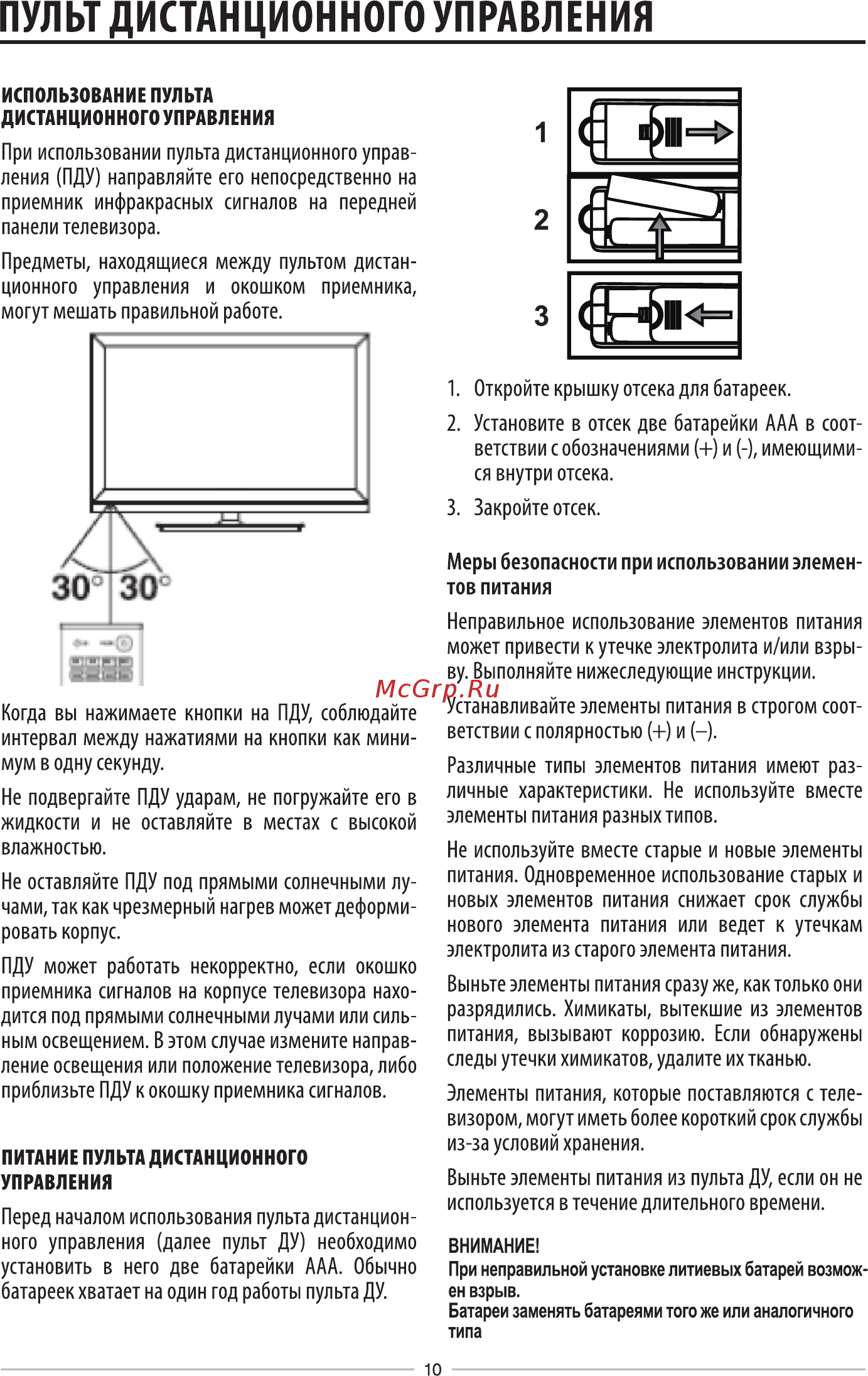 KRAFT KTV-5502LEDT2WL [12/32] Пулы дистанционного управления