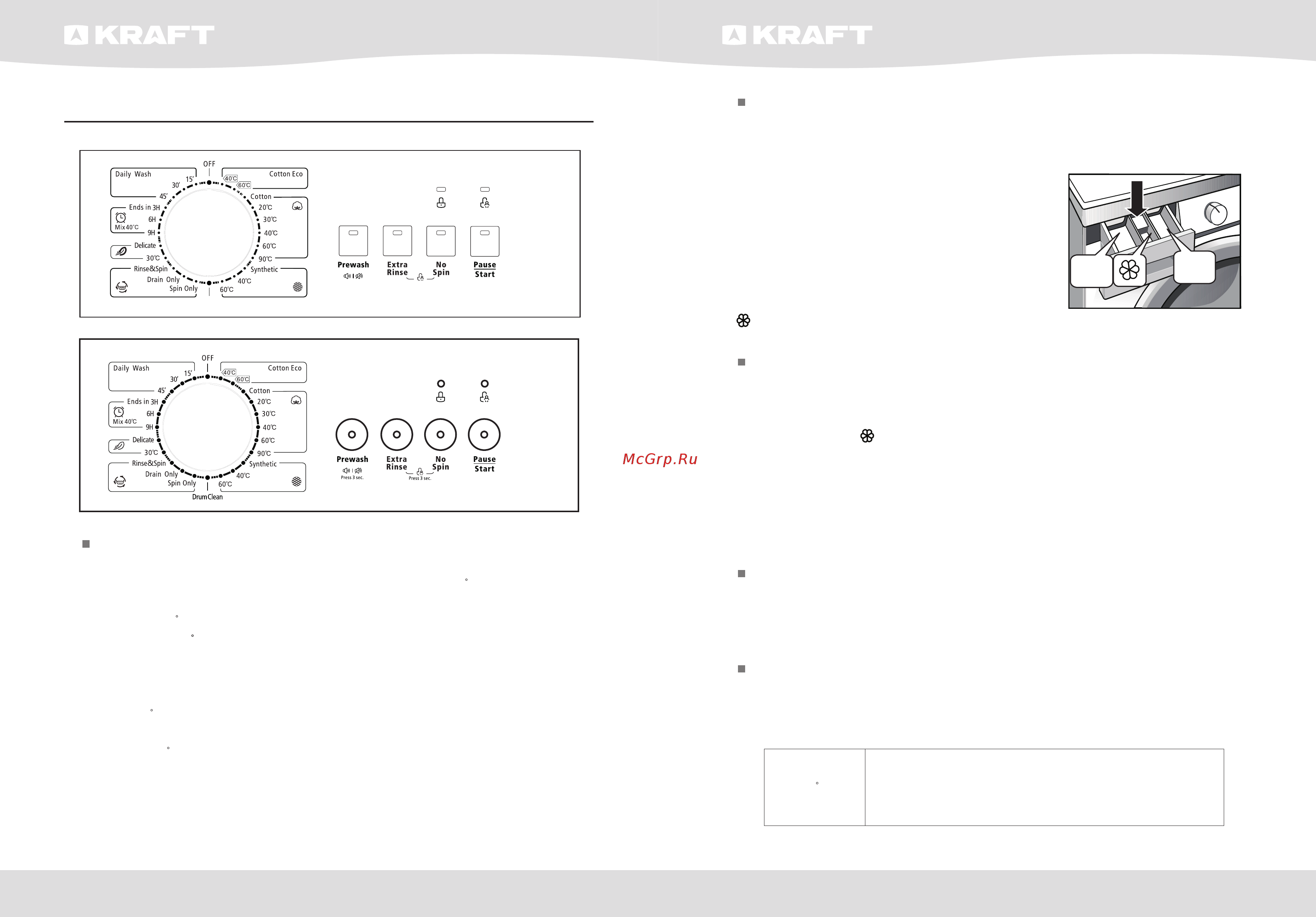 KRAFT KF-ASL70102MWB [20/26] Инструкция по эксплуатации user guide инструкция по эксплуатации user guide