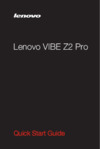 Lenovo K920 Vibe Z2 Pro gold Инструкция по эксплуатации
