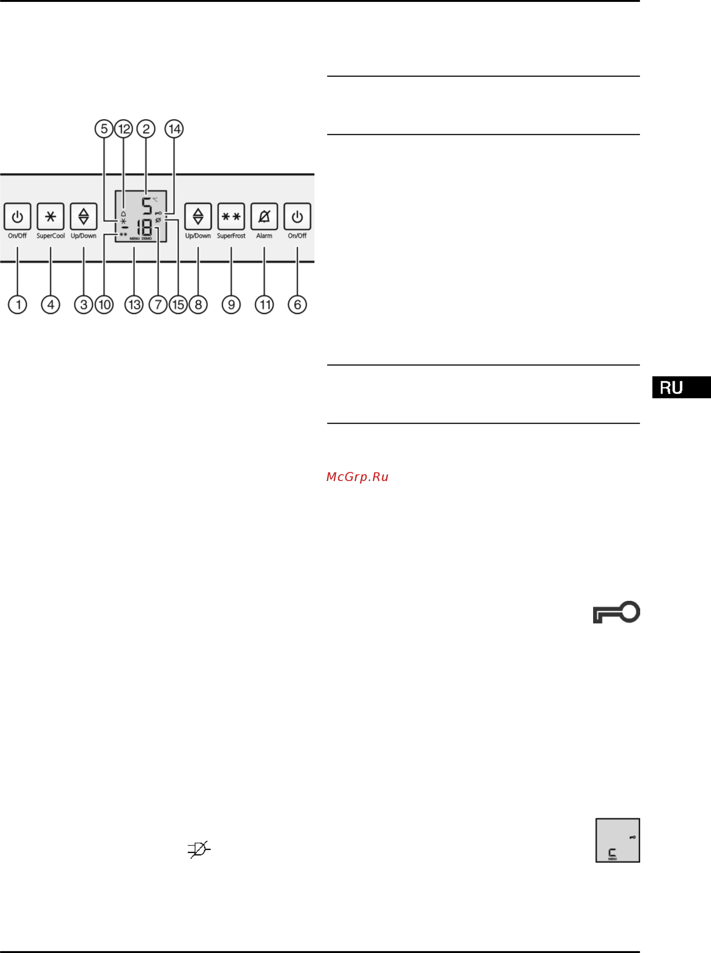 Liebherr ICBN 3324-20 001 [5/16] Индикатор температуры