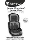 Lorelli Junior Plus Зелено-серый Инструкция по эксплуатации