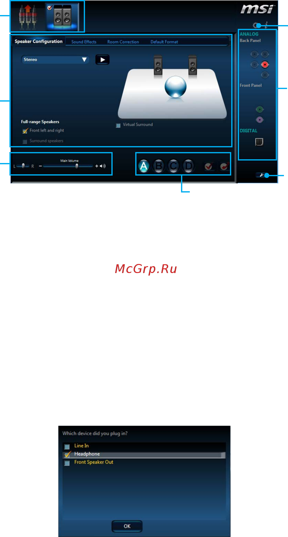 MSI B350M MORTAR [21/88] Realtek hd audio manager
