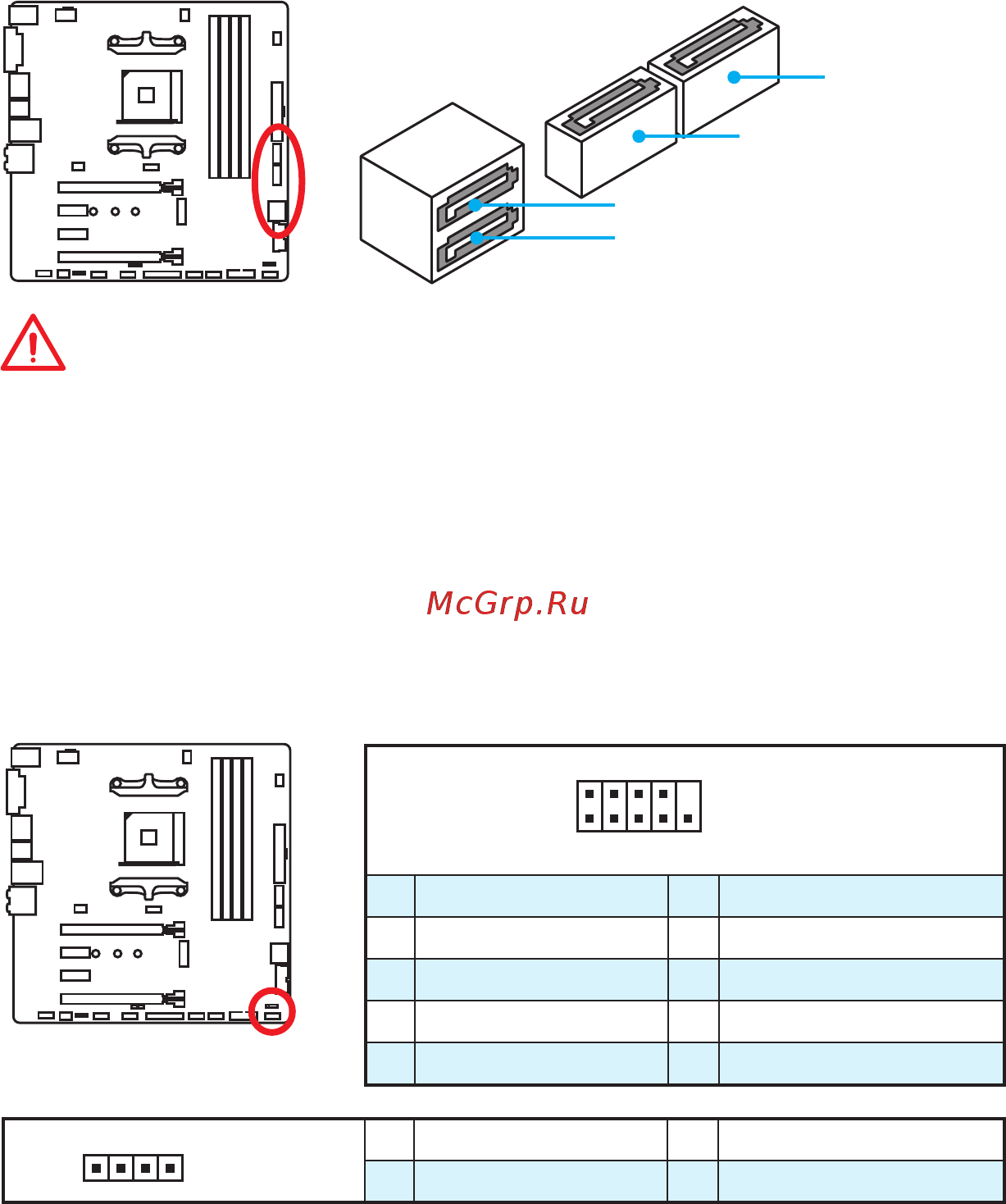 MSI B350M MORTAR [29/88] Sata1 4 sata 6gb s connectors