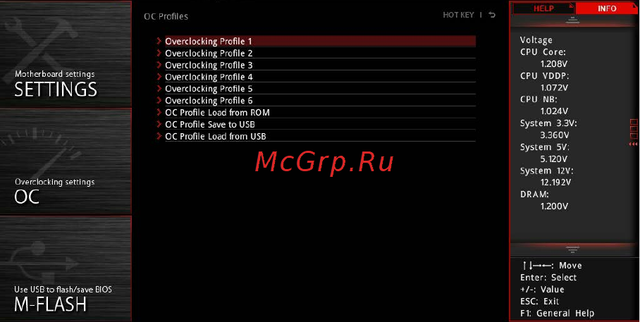 MSI B350M MORTAR [55/88] Oc profile