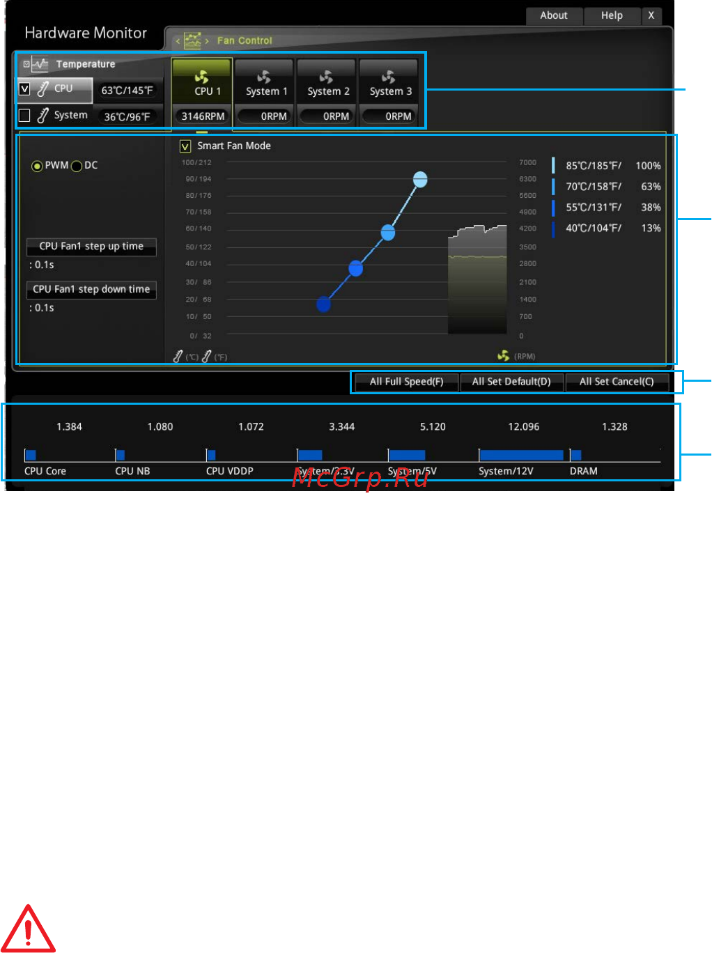 MSI B350M MORTAR [56/88] Hardware monitor